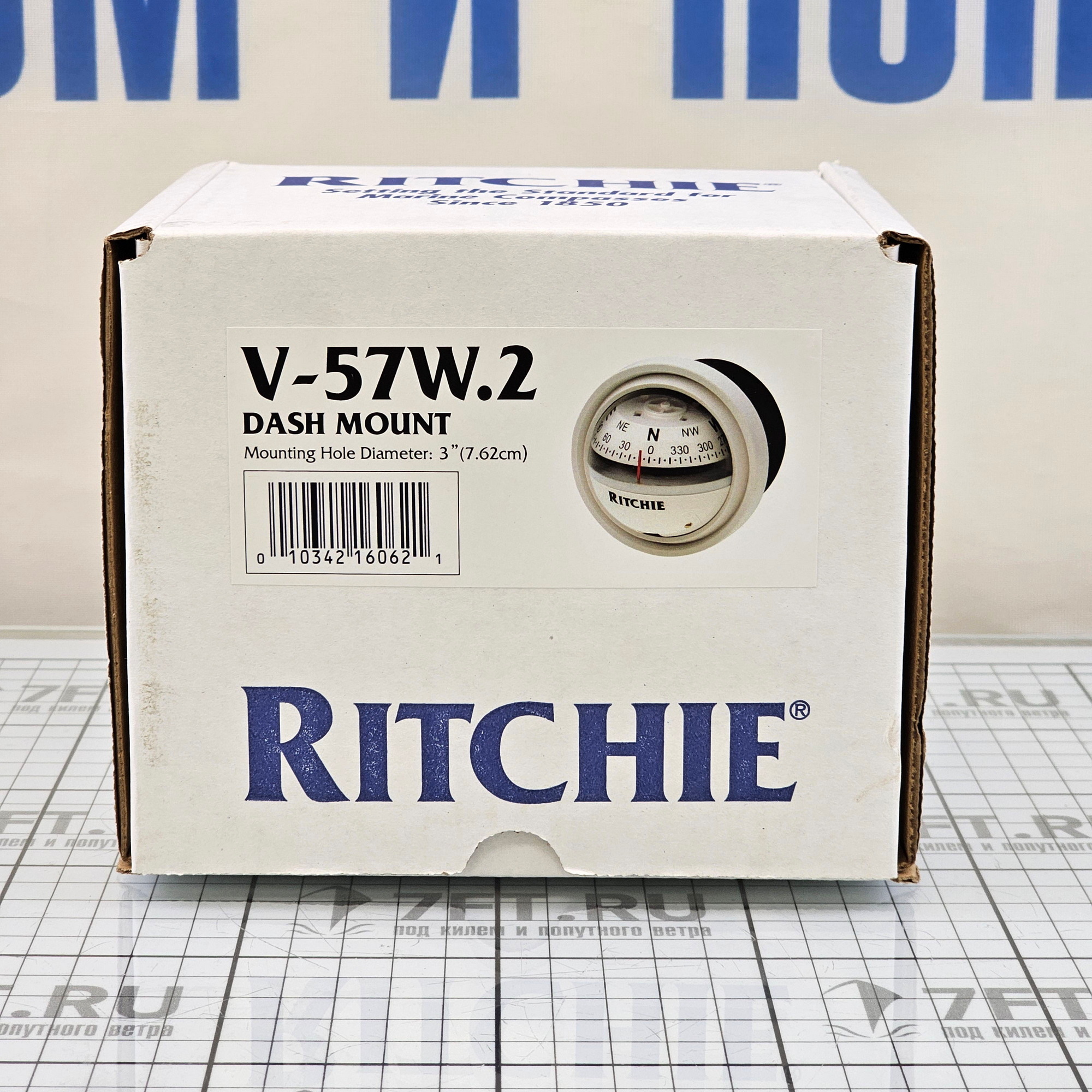 Купить Компас Ritchie Navigation Explorer V-57.2W картушка 70мм 12В 90x94мм врезной вертикальный с конической картушкой белый 7ft.ru в интернет магазине Семь Футов