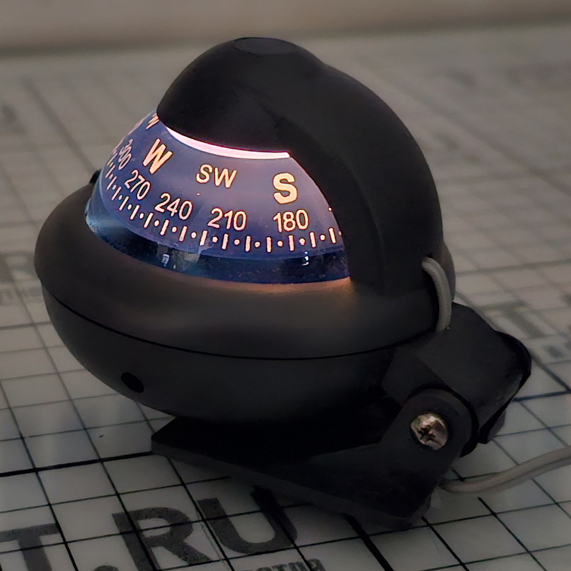 Купить Компас Ritchie Navigation Sport X-10-M картушка 51мм 12В 63x55мм с конической картушкой на кронштейне серый/синий 7ft.ru в интернет магазине Семь Футов