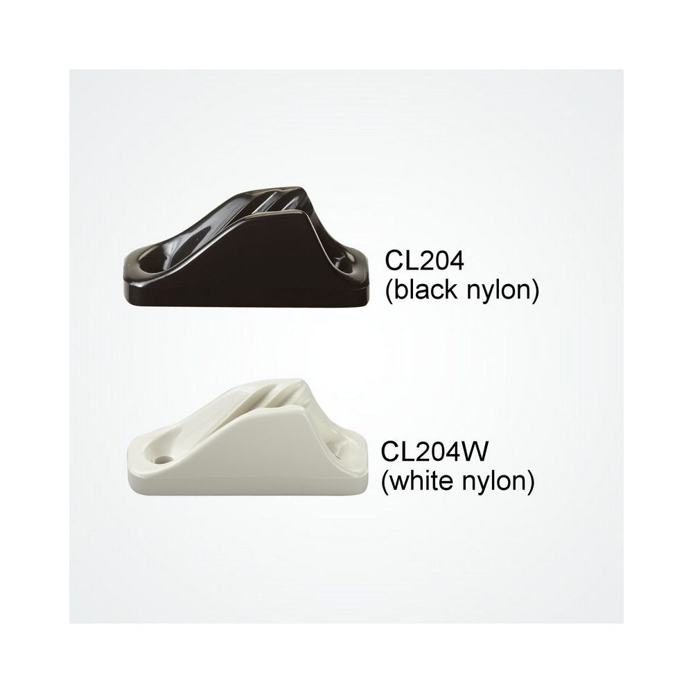 Купить Стопор щелевой Clamcleat CL204 Mini для тросов Ø3-6мм 52x17x21мм из чёрного нейлона 7ft.ru в интернет магазине Семь Футов