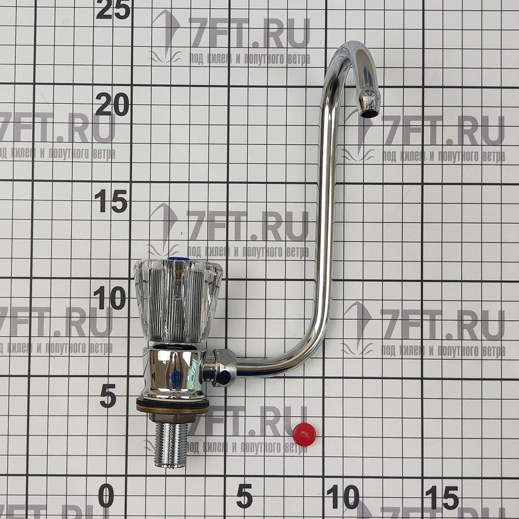 Купить Одновентильный кран для холодной воды 13/S 13 мм излив справа 7ft.ru в интернет магазине Семь Футов