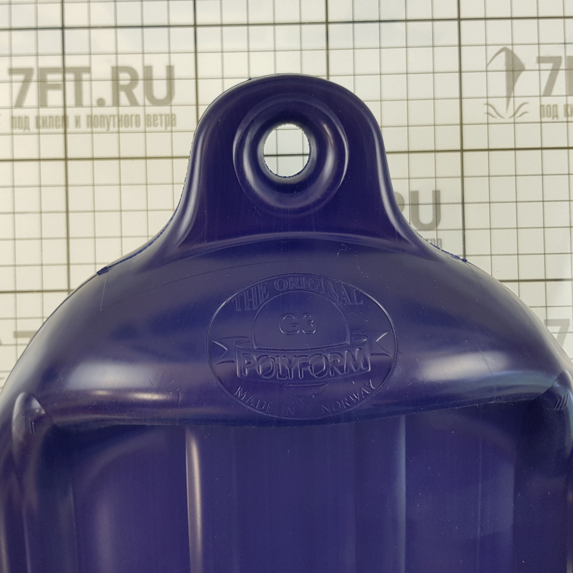 Купить Кранец ребристый из виниловой пластмассы Polyform G3 G-3/12 145 x 515 мм синий 7ft.ru в интернет магазине Семь Футов