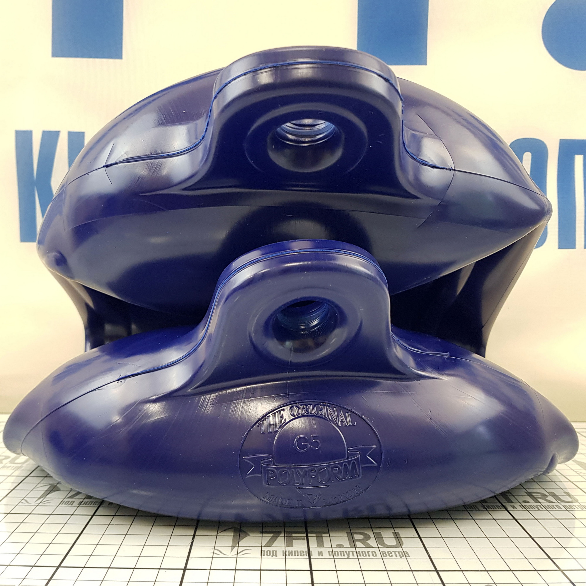 Купить Кранец ребристый Polyform G5 G-5/12 215x705мм синий из виниловой пластмассы 7ft.ru в интернет магазине Семь Футов
