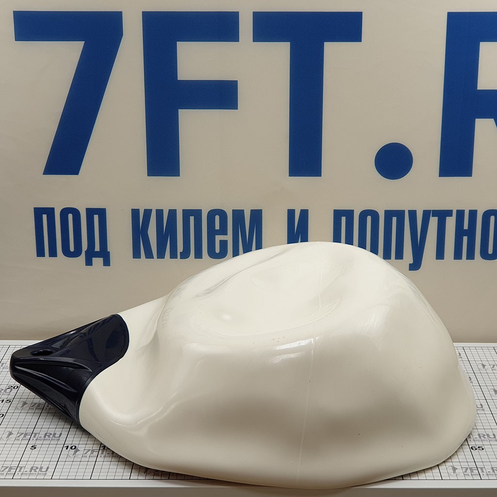 Купить Буй надувной Polyform A4 WTA-4/02 Ø550x710мм из белой виниловой пластмассы с синим рымом 7ft.ru в интернет магазине Семь Футов