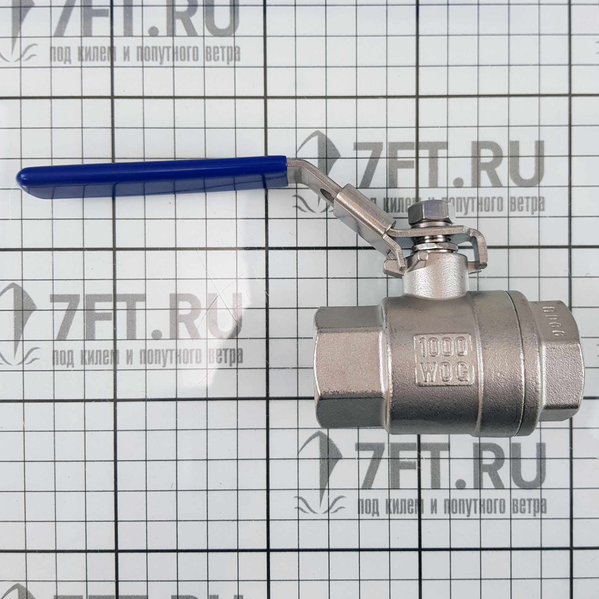 Купить Кран шаровой полнопроходной из нержавеющей стали AISI 316 3/4", Osculati 17.721.03 7ft.ru в интернет магазине Семь Футов