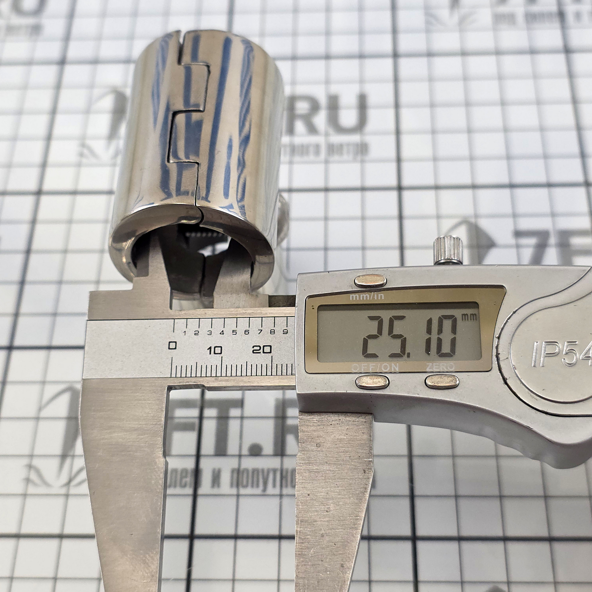 Купить Крепление Т-образное для леерных стоек 86842 Ø25мм 90° из нержавеющей стали 7ft.ru в интернет магазине Семь Футов