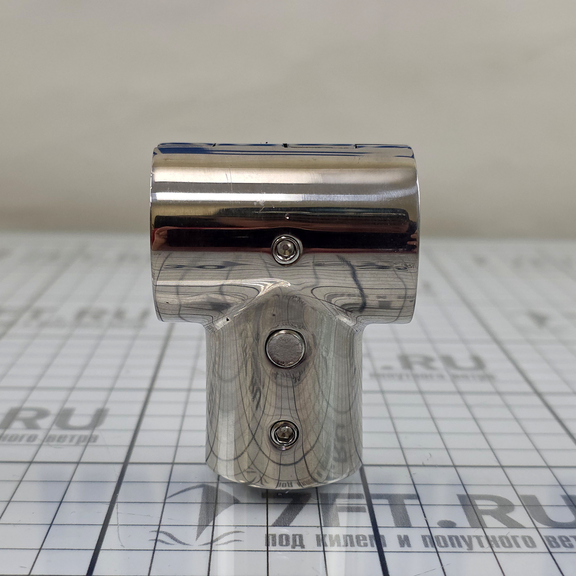 Купить Крепление Т-образное для леерных стоек 86842 Ø25мм 90° из нержавеющей стали 7ft.ru в интернет магазине Семь Футов