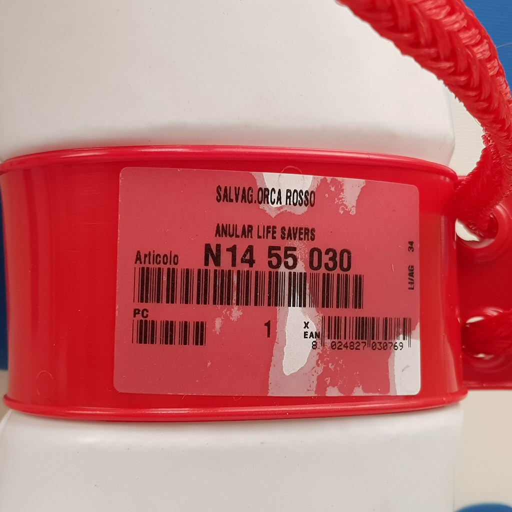 Купить Круг спасательный белый с красным TREM ORCA N1455030 Ø57x34см для прогулочных судов 7ft.ru в интернет магазине Семь Футов