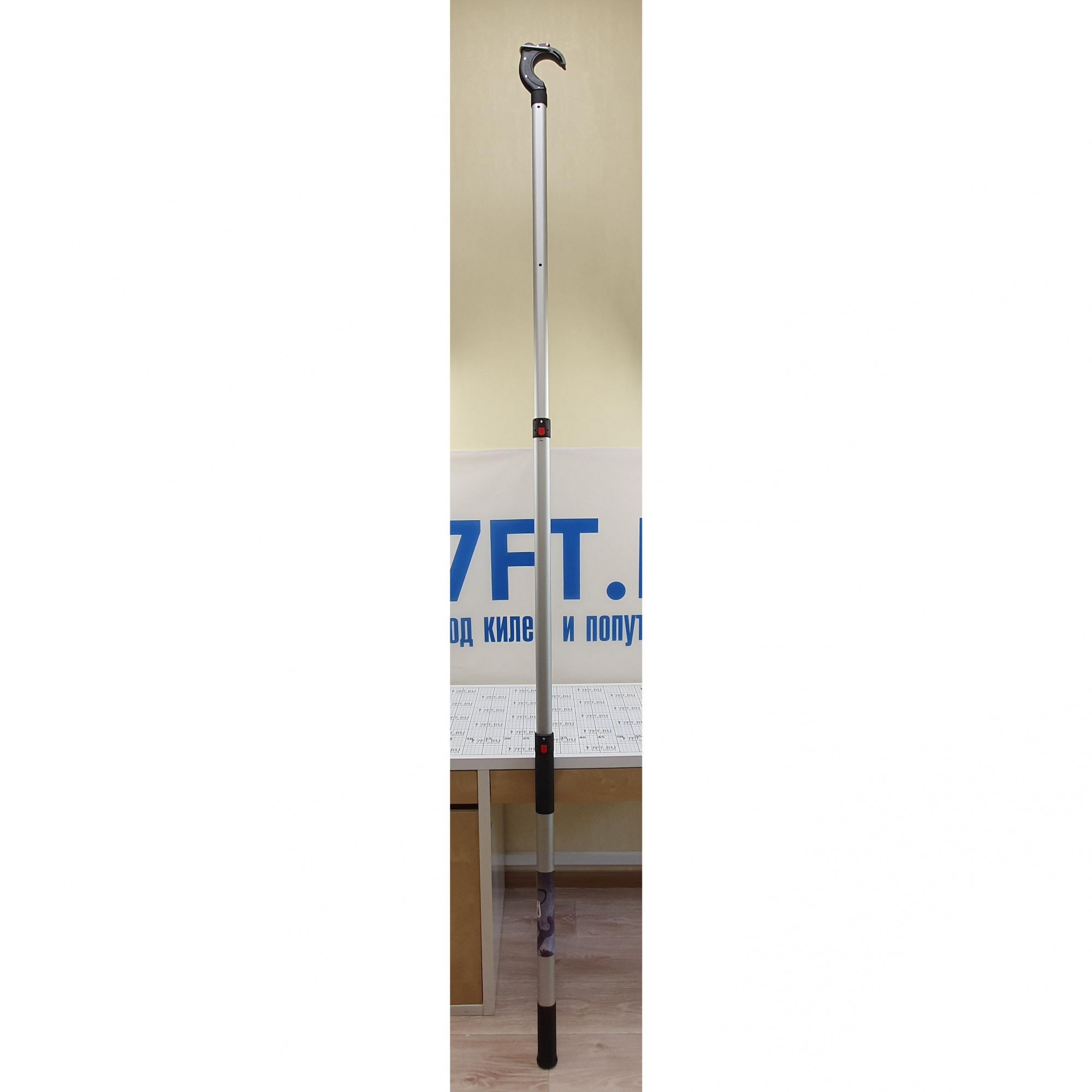 Купить Крюк швартовый для буёв Robship 7080218 Hook&Moor М60 2.5 102-250cм крюк Ø60мм телескопическое древко 3 секции из алюминия 7ft.ru в интернет магазине Семь Футов