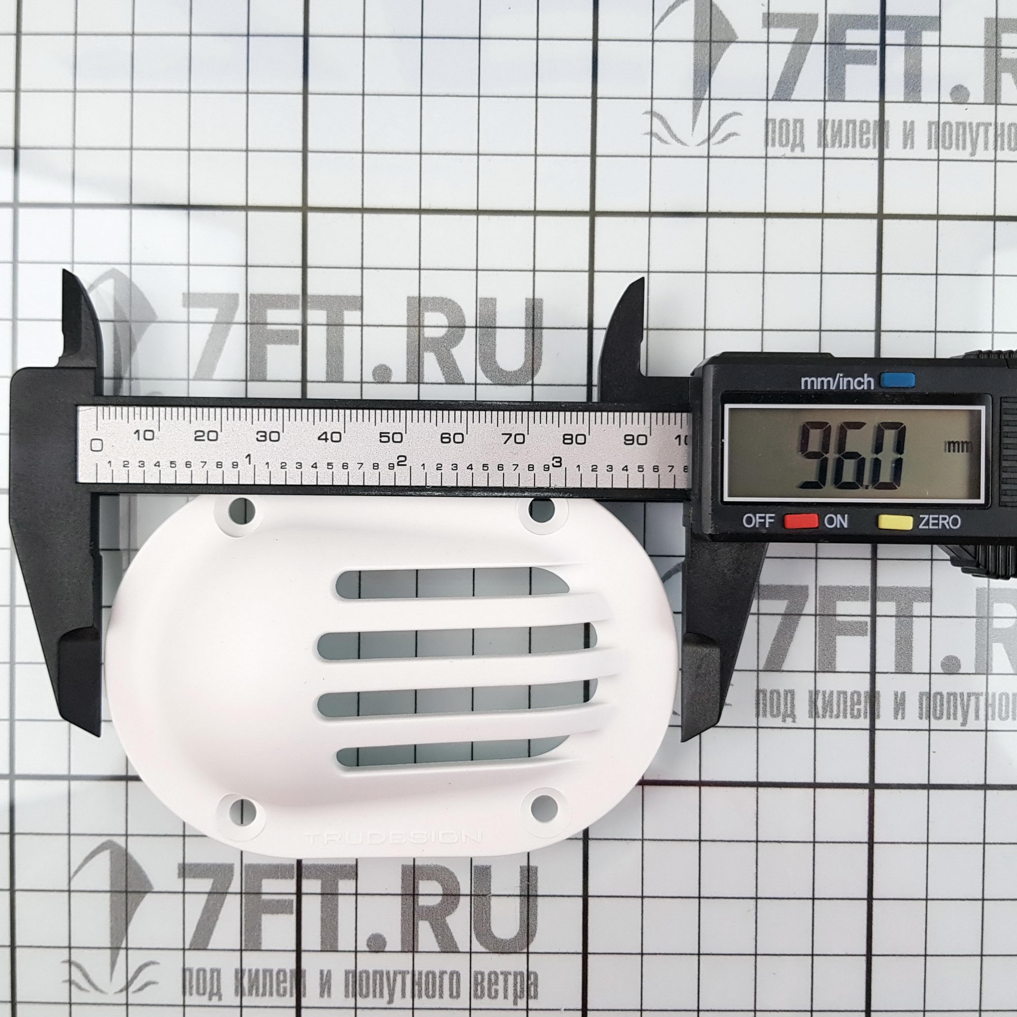 Купить Овальная сетка-обтекатель TruDesign 90623 95x65мм из белого нейлона для кингстона 1/2" и 3/4" 7ft.ru в интернет магазине Семь Футов
