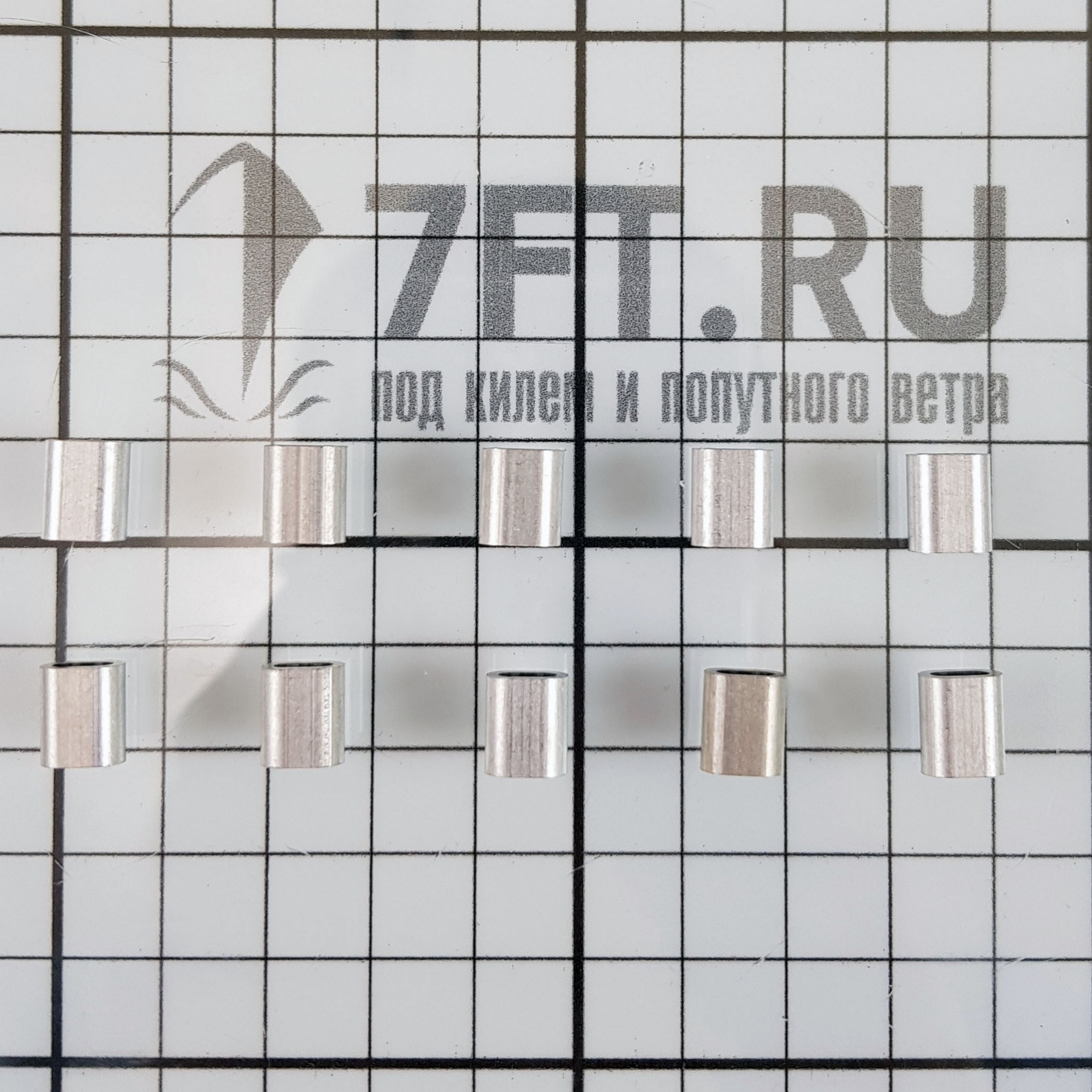Купить Обжим для троса Ø2мм Talurit T ferrule no2 из алюминия 7ft.ru в интернет магазине Семь Футов