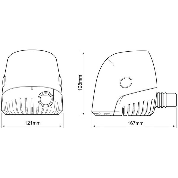 Купить Помпа трюмная автоматическая Whale Orca Auto 1300 BE1484 24 В 2,5 А 65 л/мин 25/28 мм 7ft.ru в интернет магазине Семь Футов