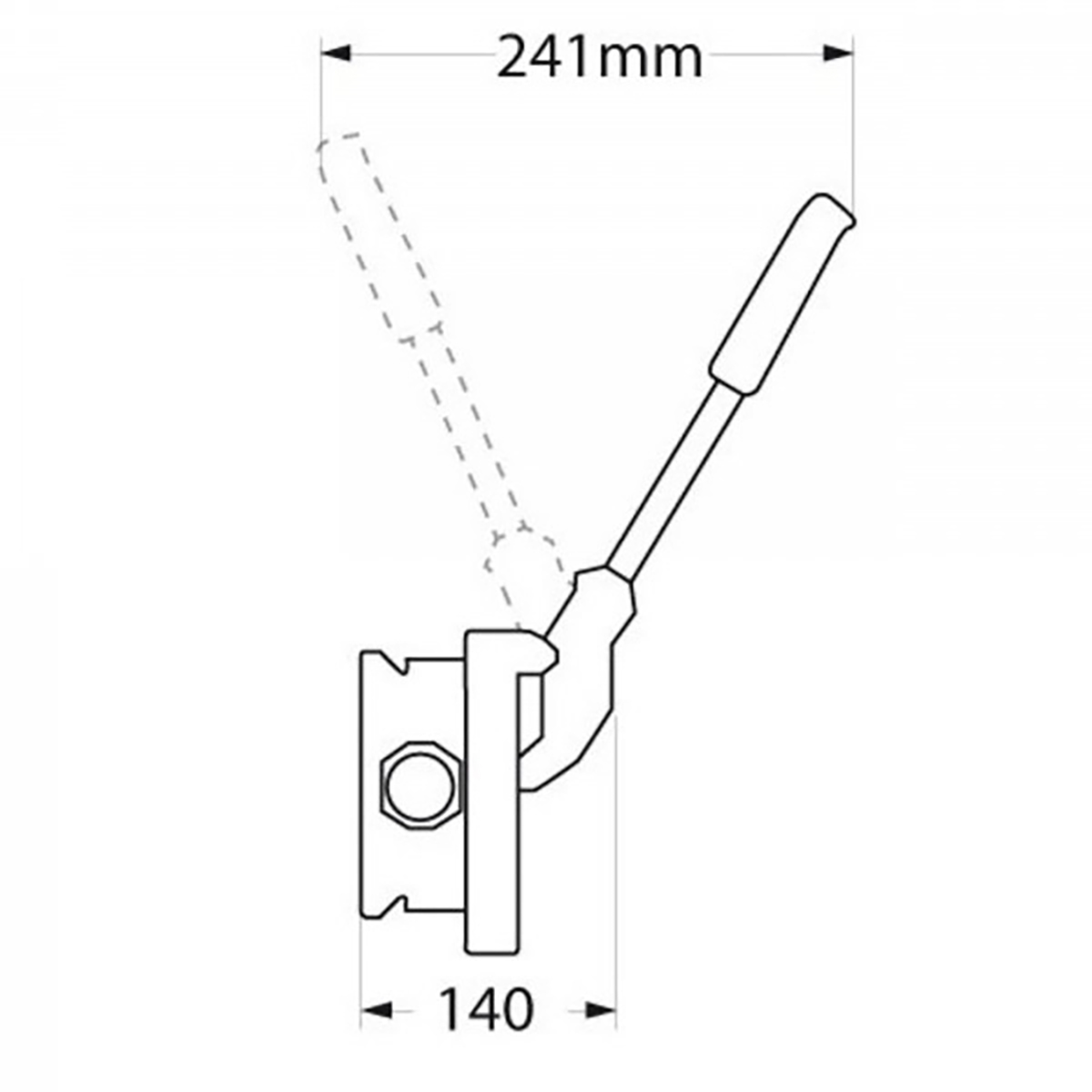 Купить Помпа трюмная ручная Whale Gusher Urchin BP9021 55л/мин под шланг Ø25/38мм устанавливается через переборку 7ft.ru в интернет магазине Семь Футов