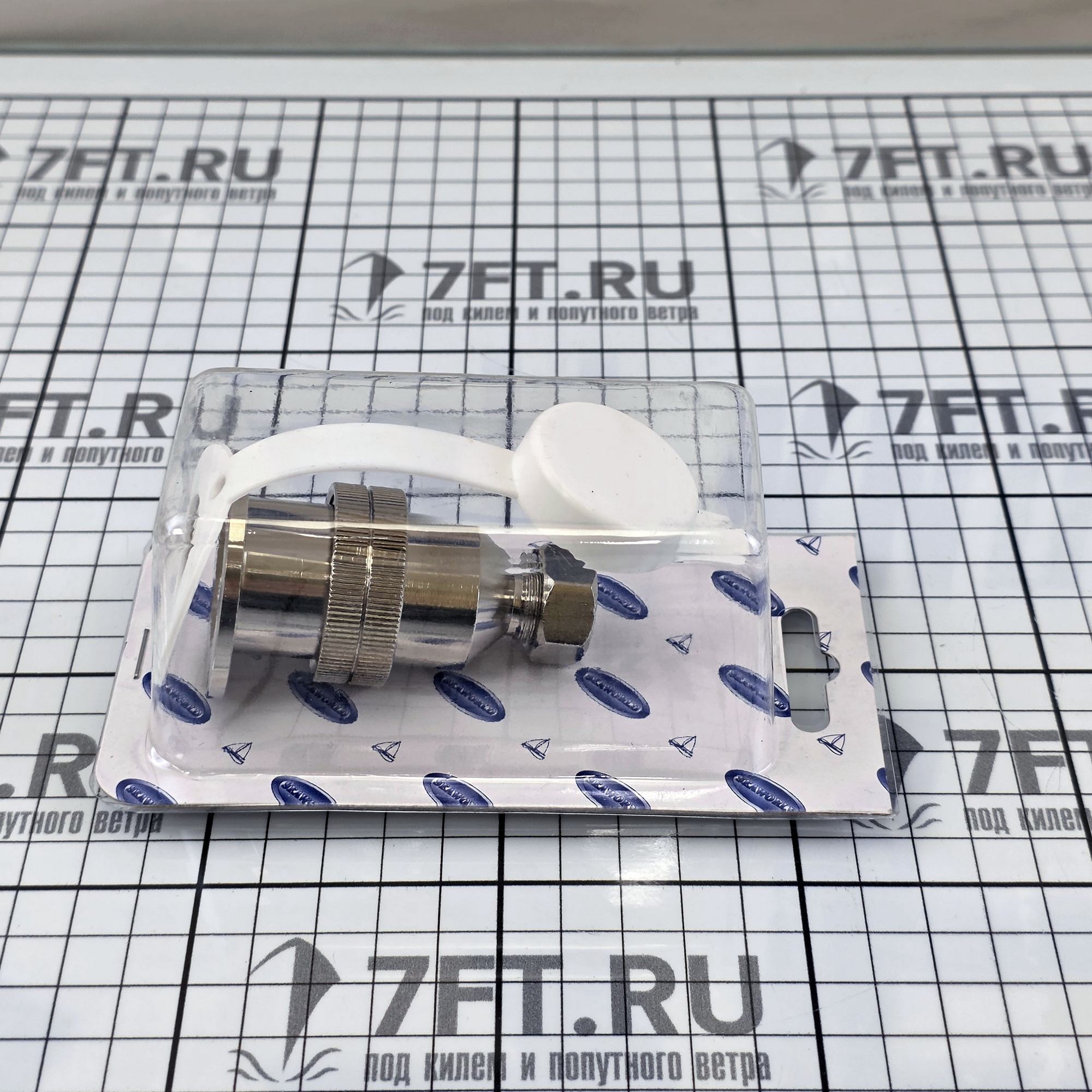 Купить Разъём палубный водостойкий четырёхштырьковый 30274 5 А 44 мм 7ft.ru в интернет магазине Семь Футов