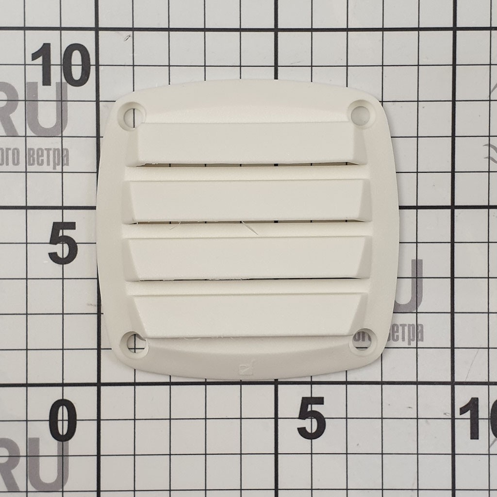 Купить Решётка вентиляционная без фланца Roca 480794 85x85мм из белой матовой пластмассы 7ft.ru в интернет магазине Семь Футов