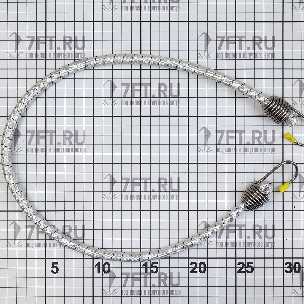 Купить Трос-резинка с крючками из нержавеющей стали 10 мм 80 см TREM C0610080 7ft.ru в интернет магазине Семь Футов
