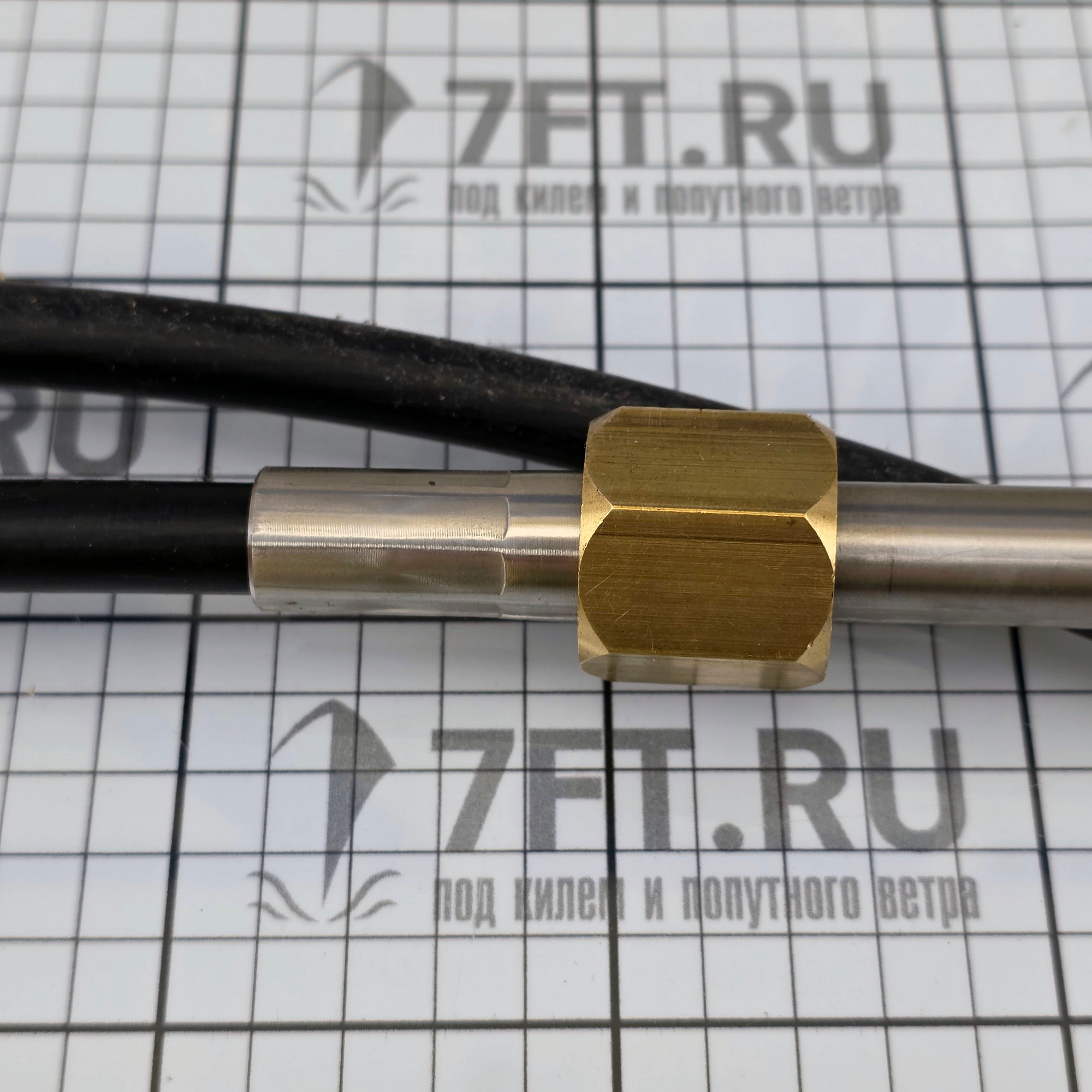 Купить Трос рулевой Ultraflex M58 35863N Ø14мм 3,97м(13футов) радиус изгиба 200мм ход 230мм для рулевых редукторов T-67 и G10 7ft.ru в интернет магазине Семь Футов