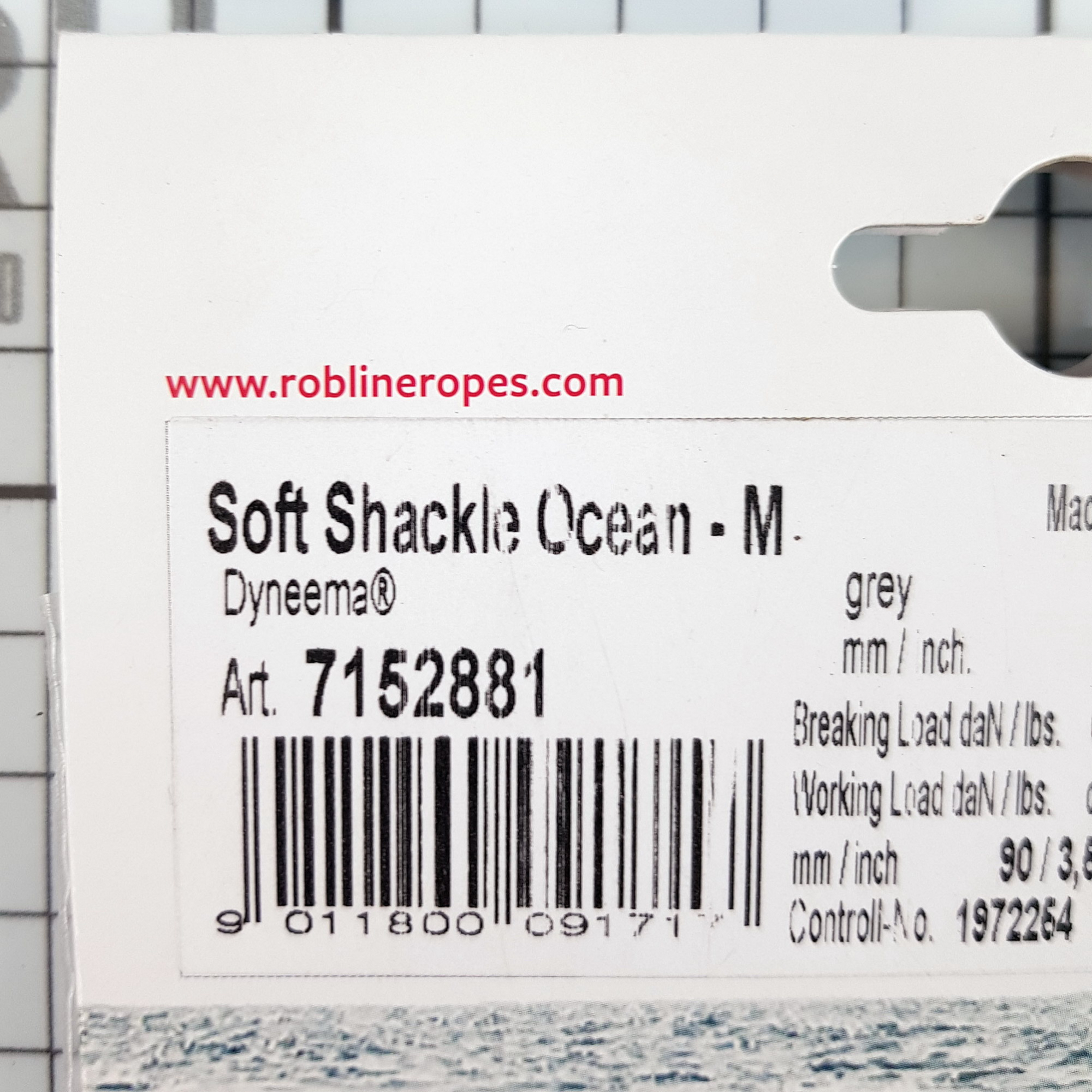 Купить Скоба такелажная мягкая FSE Robline SOFT SHACKLE OCEAN белый/синий 6 мм 7152881 7ft.ru в интернет магазине Семь Футов