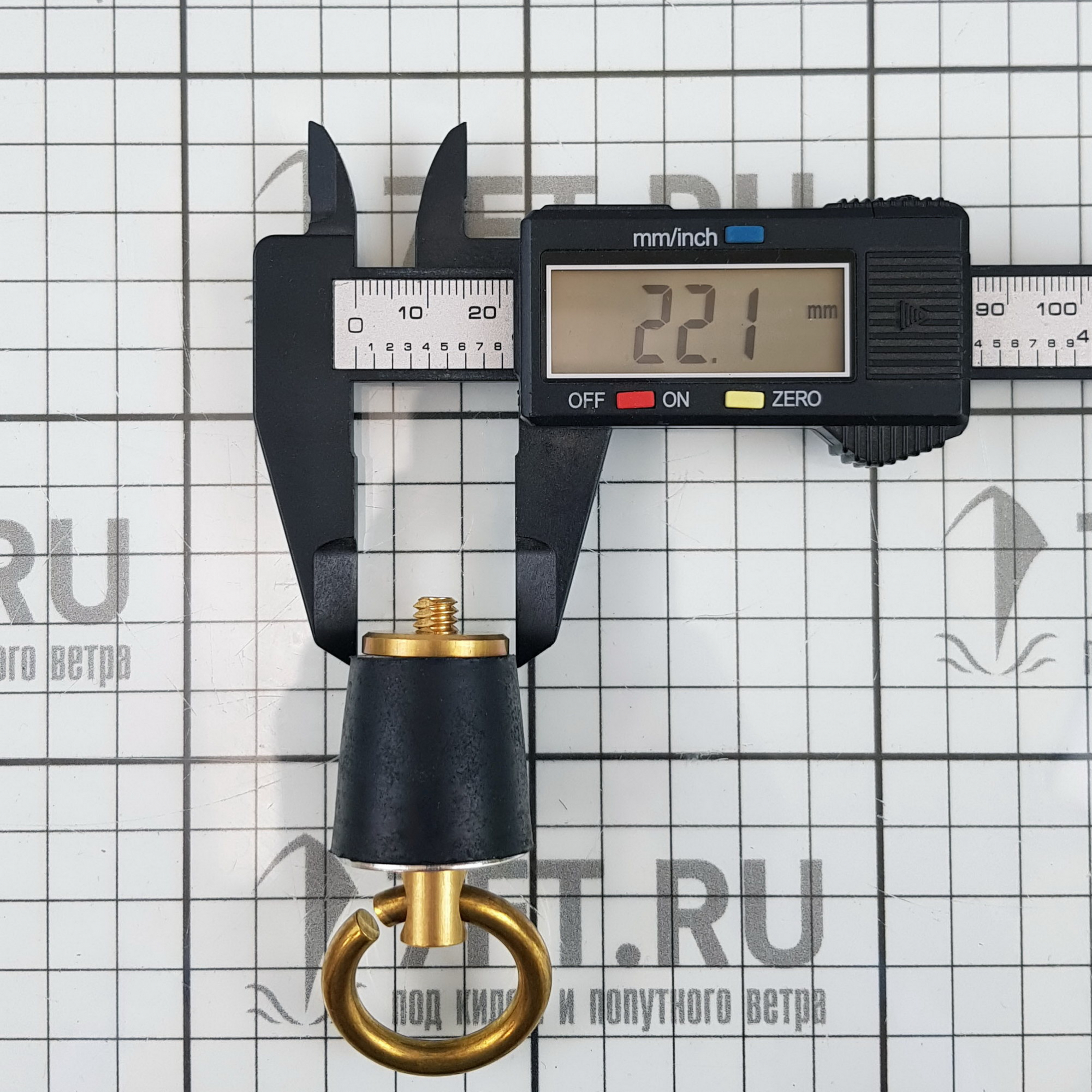 Купить Сливная пробка из латуни и резины Marine Quality TKU 9082581 25 мм 7ft.ru в интернет магазине Семь Футов