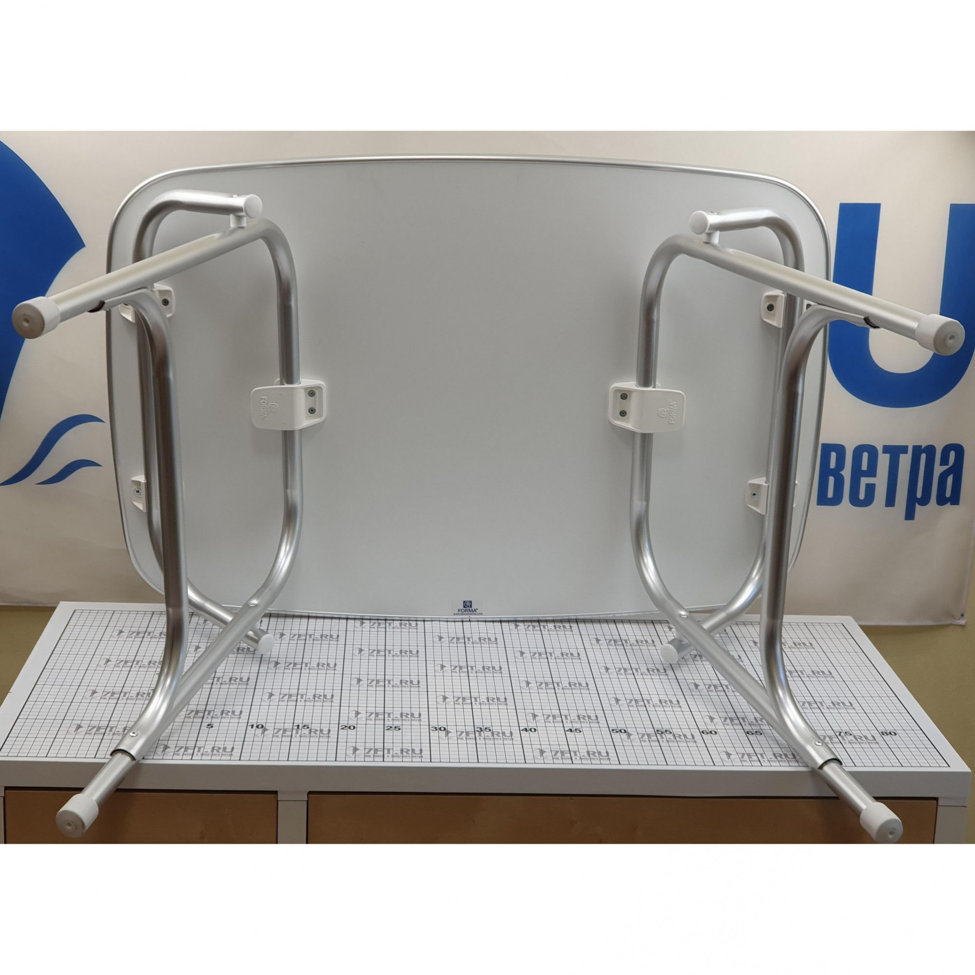Купить Стол складной Forma Marathon M450 880x600x610мм белый прямоугольный меламин/алюминий 7ft.ru в интернет магазине Семь Футов