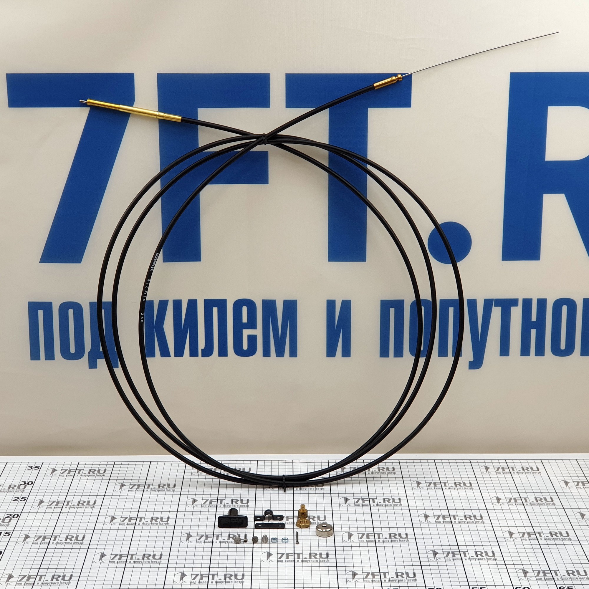 Купить Стоп-кабель Ultraflex B14 30090I Ø7мм 4,88м(16футов) ход 70мм для двигателей Mercury и Mariner 7ft.ru в интернет магазине Семь Футов