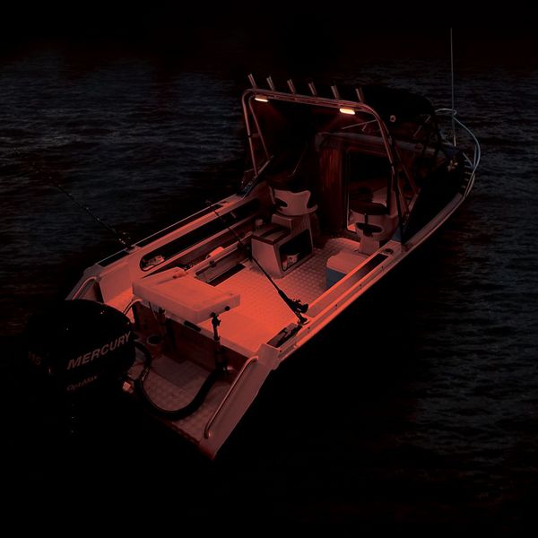 Купить Палубный светильник светодиодный Hella Marine Red Spread Light Sea Hawk 2LT 980 670-351 9-33В 3Вт 50Лм красный ночной свет белый корпус 7ft.ru в интернет магазине Семь Футов