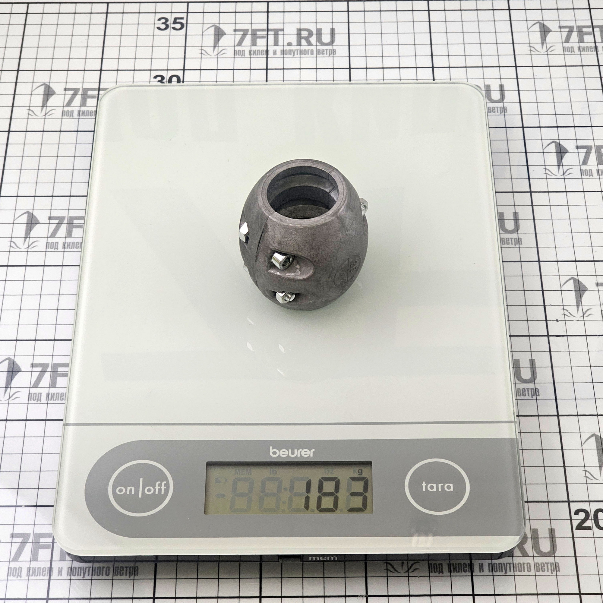 Купить Магниевый анод Tecnoseal Standard 00509MG Ø65x66мм для гребных валов Ø35мм 7ft.ru в интернет магазине Семь Футов