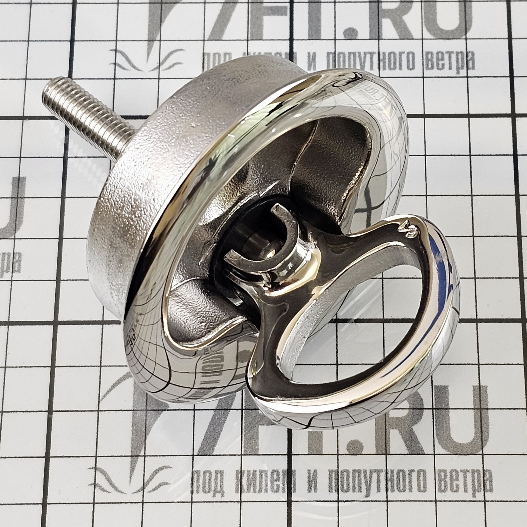 Купить Задрайка Southco M1-25-32-78 Ø76мм 12-22,5мм IP66 без замка с длинным язычком из нержавеющей стали AISI316 7ft.ru в интернет магазине Семь Футов