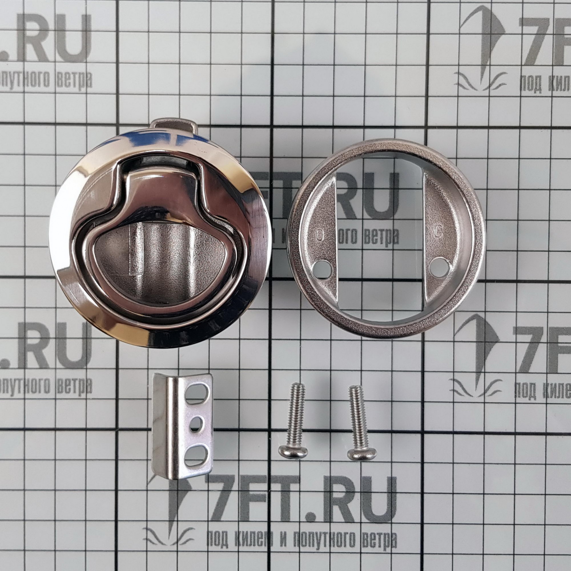 Купить Задрайка люков не запирающаяся Roca 210022 7 - 12 мм полированная 7ft.ru в интернет магазине Семь Футов