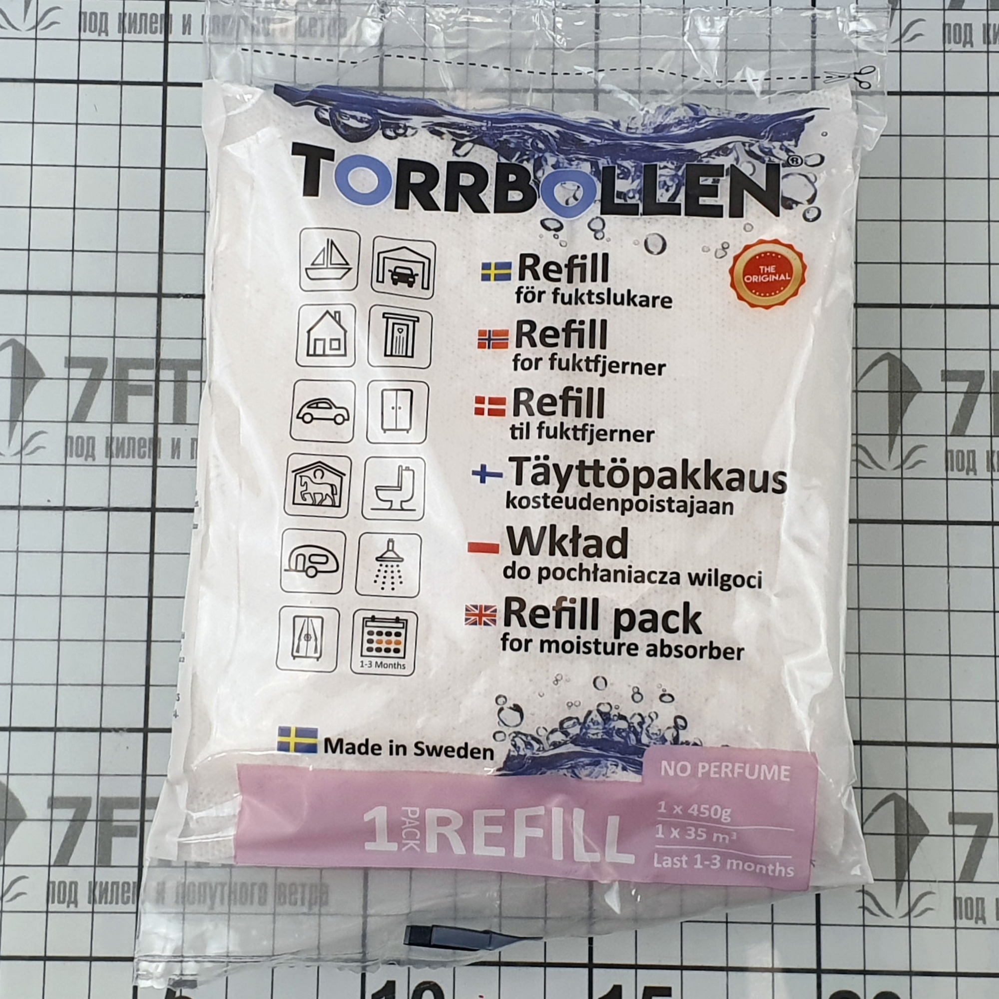 Купить Заправка к поглотителю влаги Torrbollen Refill 7114 3 пакета 7ft.ru в интернет магазине Семь Футов