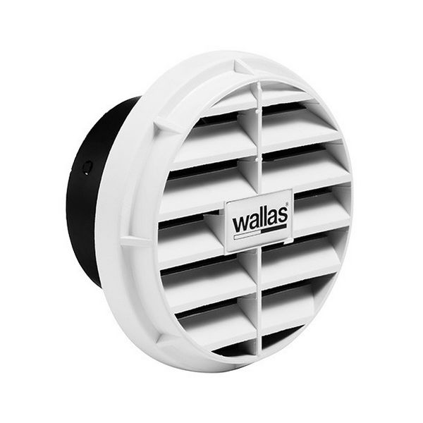 Купить Жалюзи для воздушного шланга Wallas 2441 Ø60мм из белого композитного материала 7ft.ru в интернет магазине Семь Футов