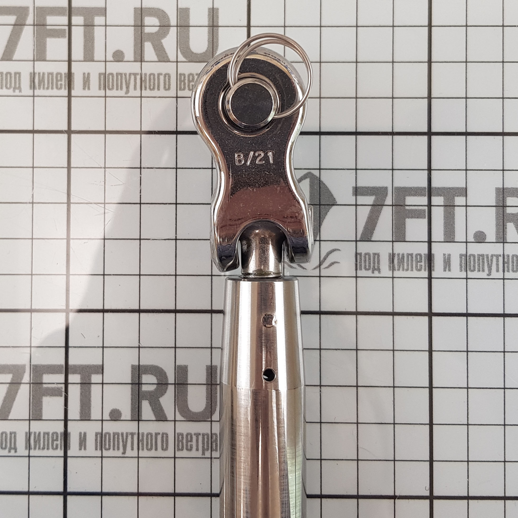 Купить Талреп для ахтерштага Wichard 5526 350 - 520 мм 2800 - 5300 кг со штурвальчиком регулируемый 7ft.ru в интернет магазине Семь Футов