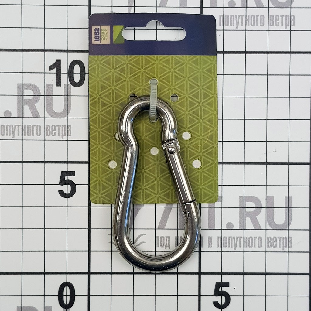 Купить Карабин из нержавеющей стали Marine Quality S2451-9074 7ft.ru в интернет магазине Семь Футов