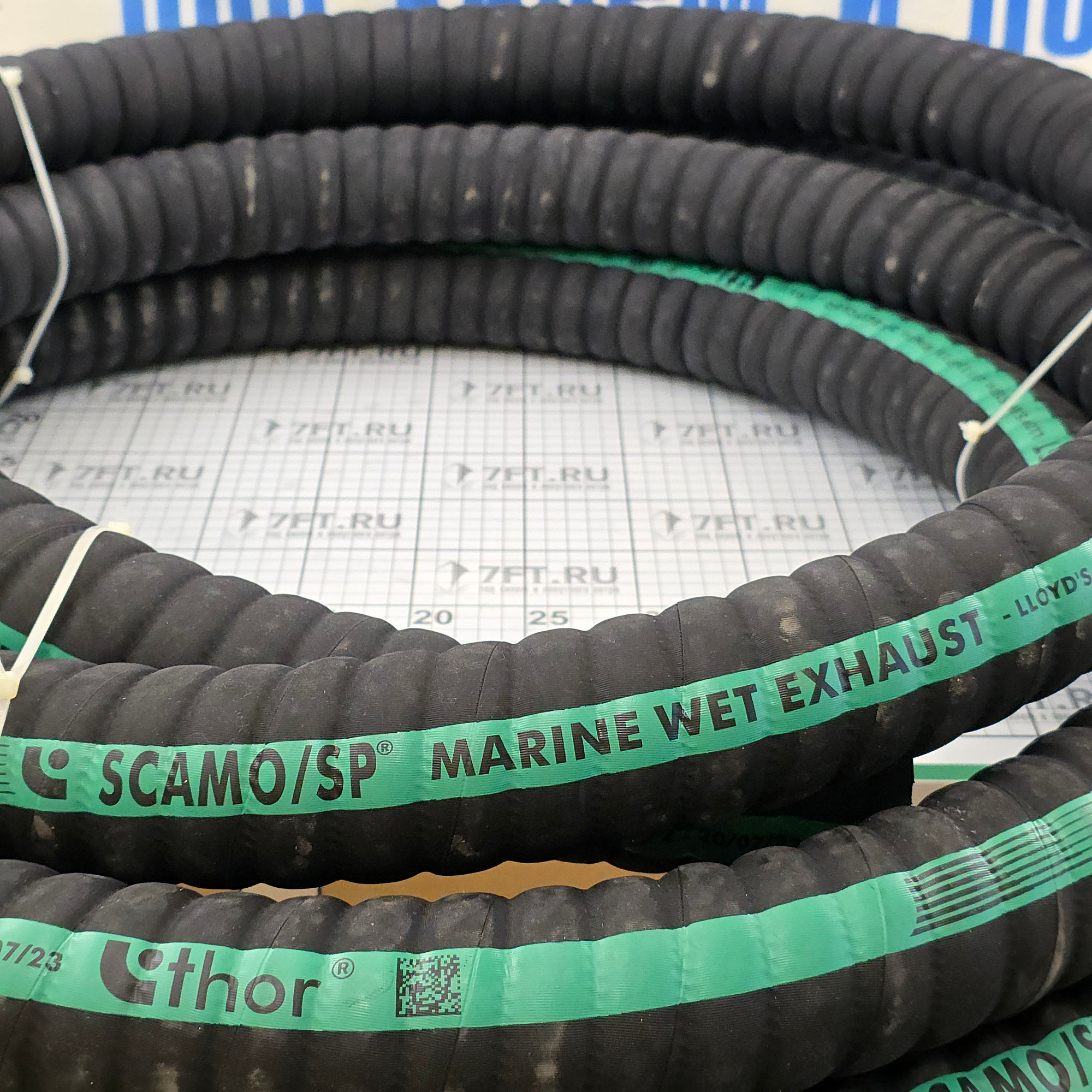 Купить Выхлопной шланг Hoses Technology Scamo/SP/CAJ Ø51мм 3/9бар из армированной резины 7ft.ru в интернет магазине Семь Футов