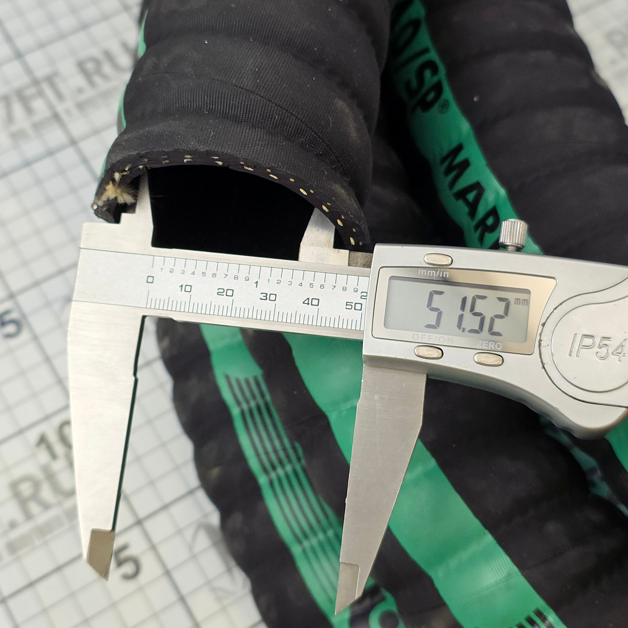 Купить Выхлопной шланг Hoses Technology Scamo/SP/CAJ Ø51мм 3/9бар из армированной резины 7ft.ru в интернет магазине Семь Футов