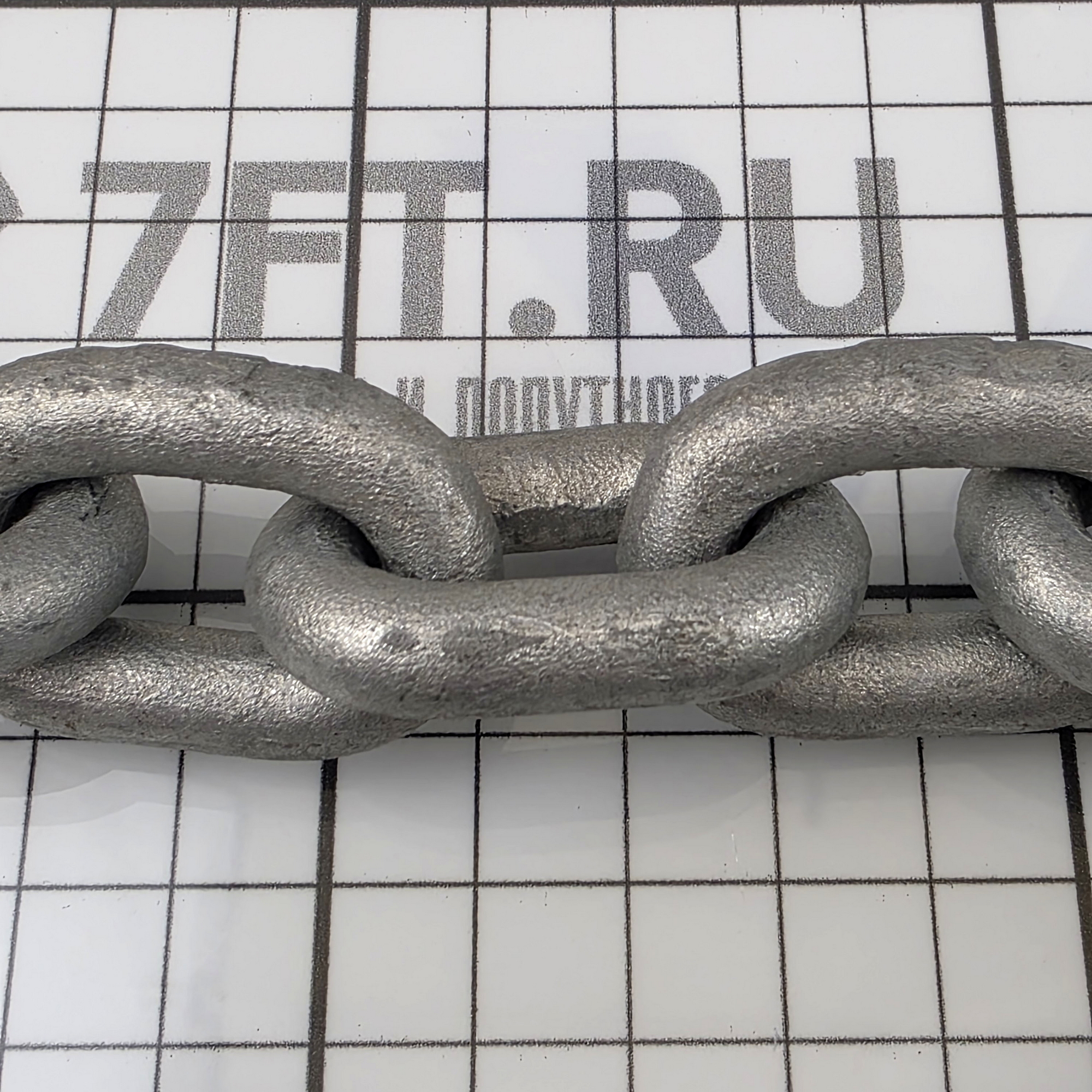 Купить Цепь калиброванная для якорных лебёдок Lofrans 72752 Ø8ммx50м звено 40x27,5мм из высококачественной оцинкованной стали G40 7ft.ru в интернет магазине Семь Футов