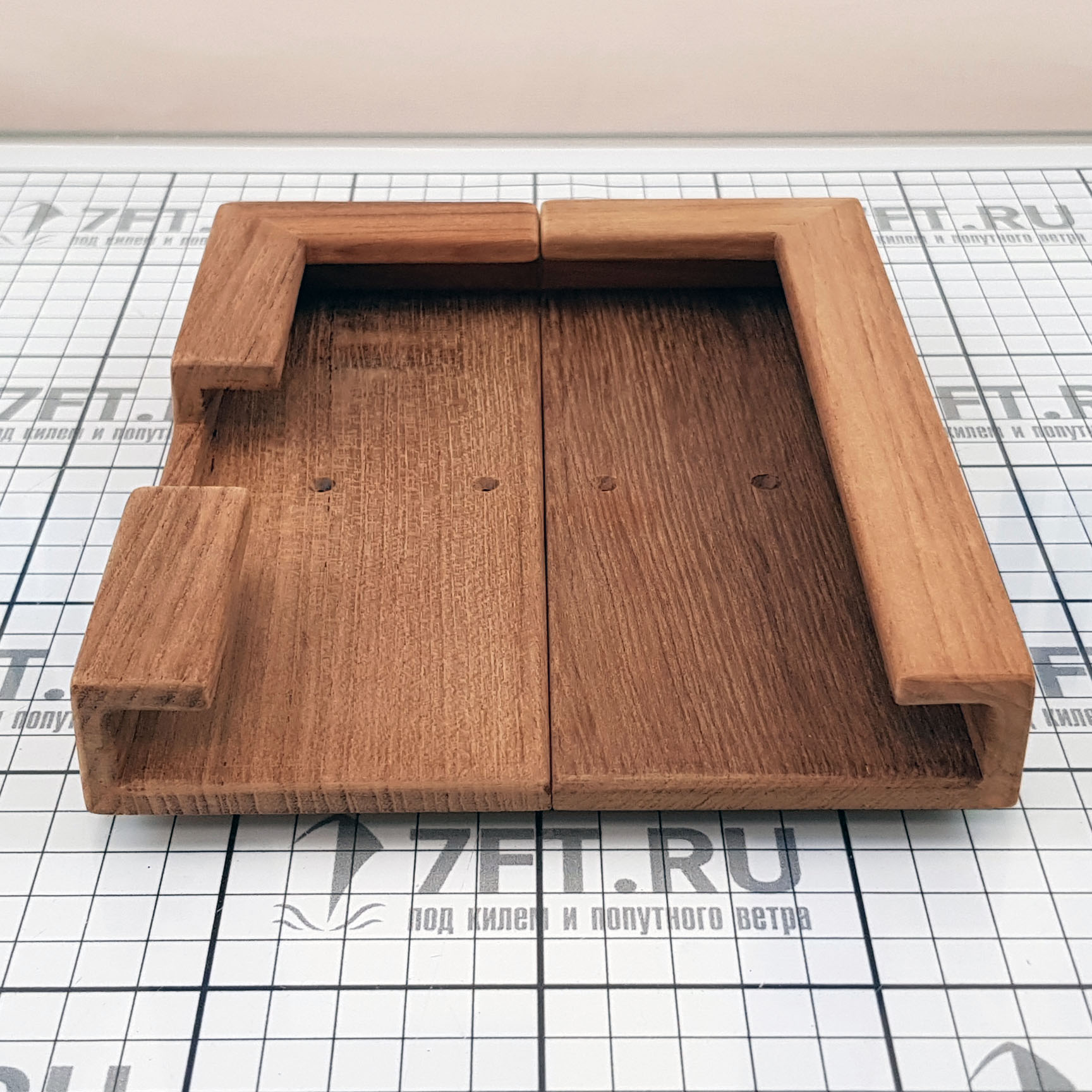 Купить Держатель для планшета/ноутбука ARC Marine 5856 универсальный из тикового дерева без пропитки 7ft.ru в интернет магазине Семь Футов