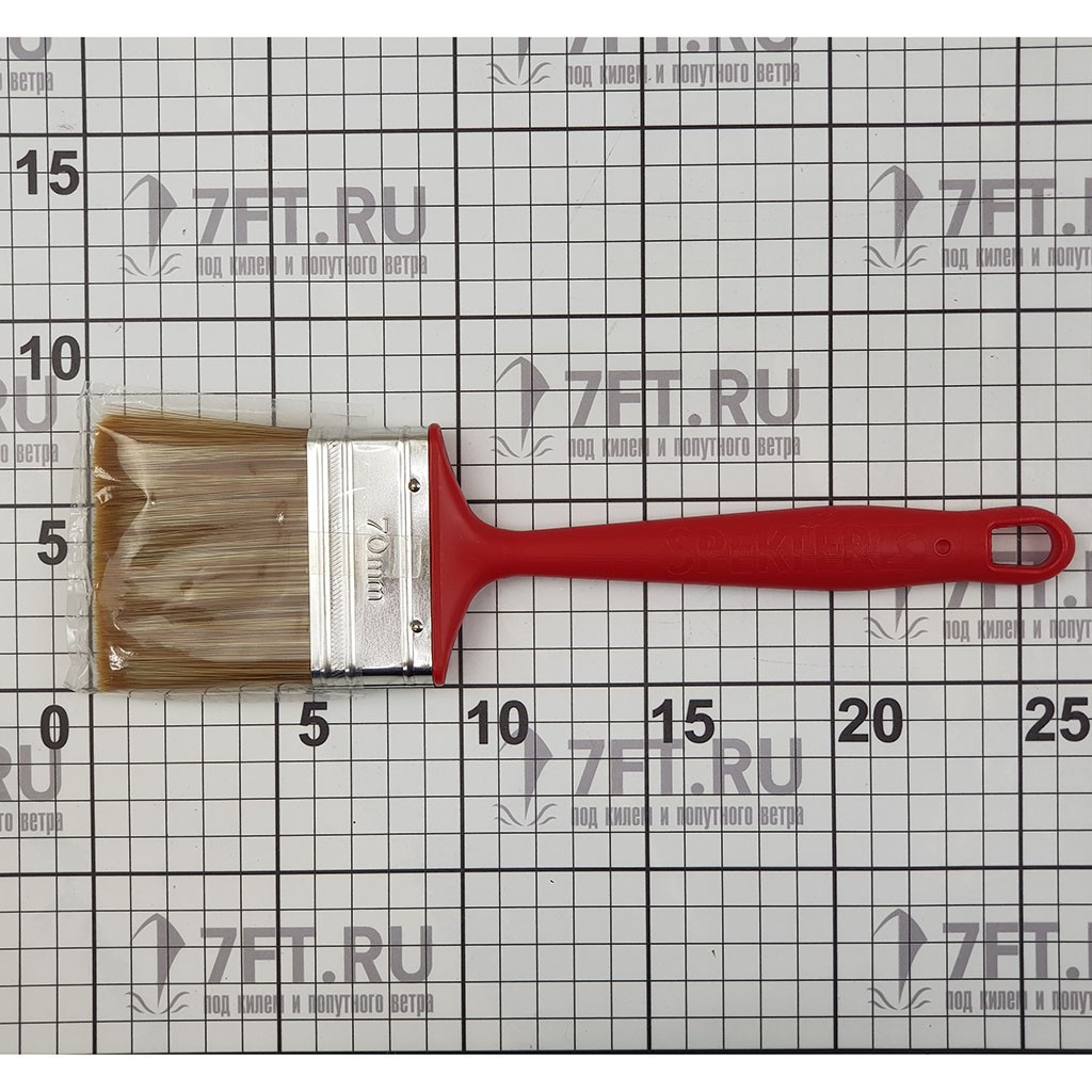 Купить Кисть высококачественная для одно- и двухкомпонентных лаков и красок 70 мм 7ft.ru в интернет магазине Семь Футов