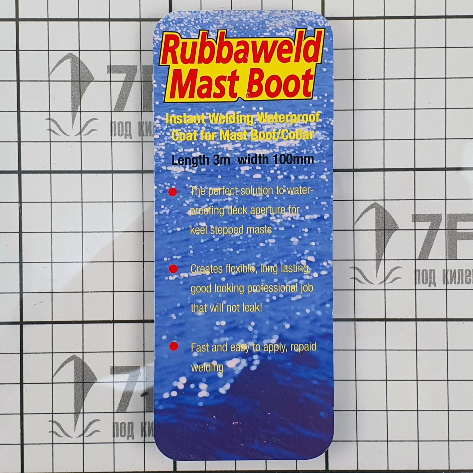 Купить Самовулканизирующаяся клейкая лента для ремонта Rubbaweld 100мм 3м из чёрного каучук 7ft.ru в интернет магазине Семь Футов