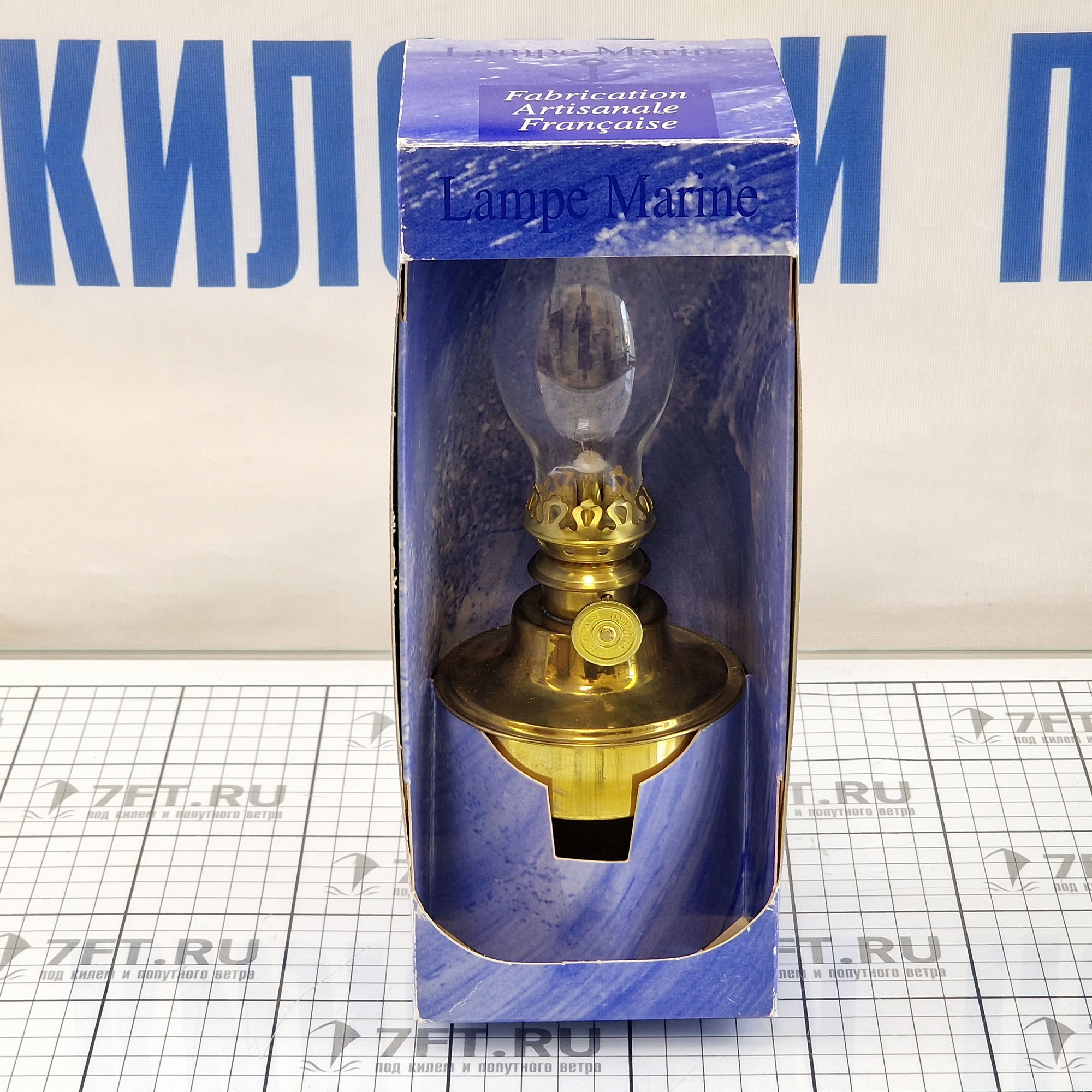 Купить Лампа масляная настольная Foresti & Suardi LAMP184 Ø140x200мм из полированной латуни прозрачное стекло 7ft.ru в интернет магазине Семь Футов