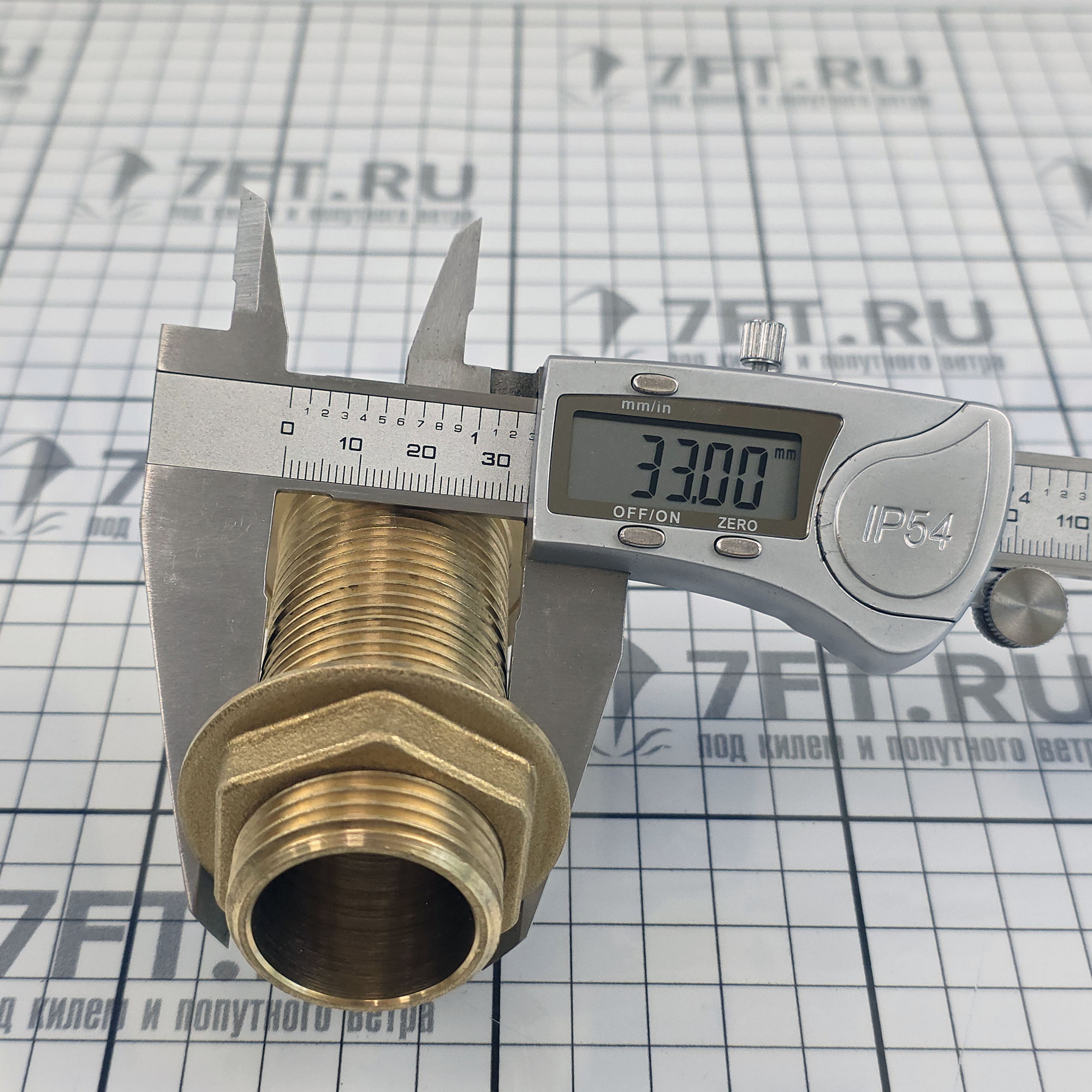 Купить Кингстон Guidi Marine 1255#100006 Ø25x75мм резьба 1” из латуни 7ft.ru в интернет магазине Семь Футов