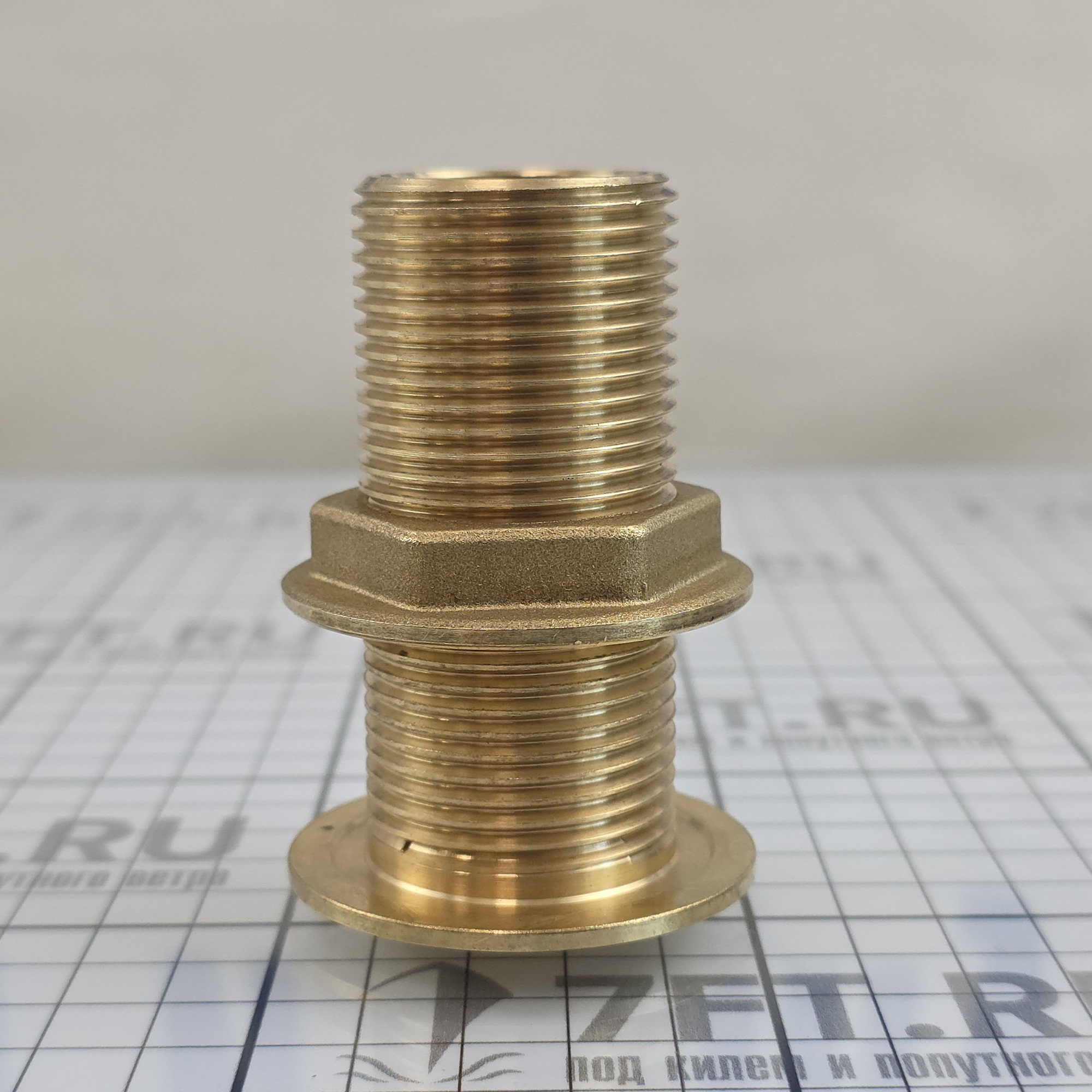 Купить Кингстон Guidi Marine 1255#100006 Ø25x75мм резьба 1” из латуни 7ft.ru в интернет магазине Семь Футов