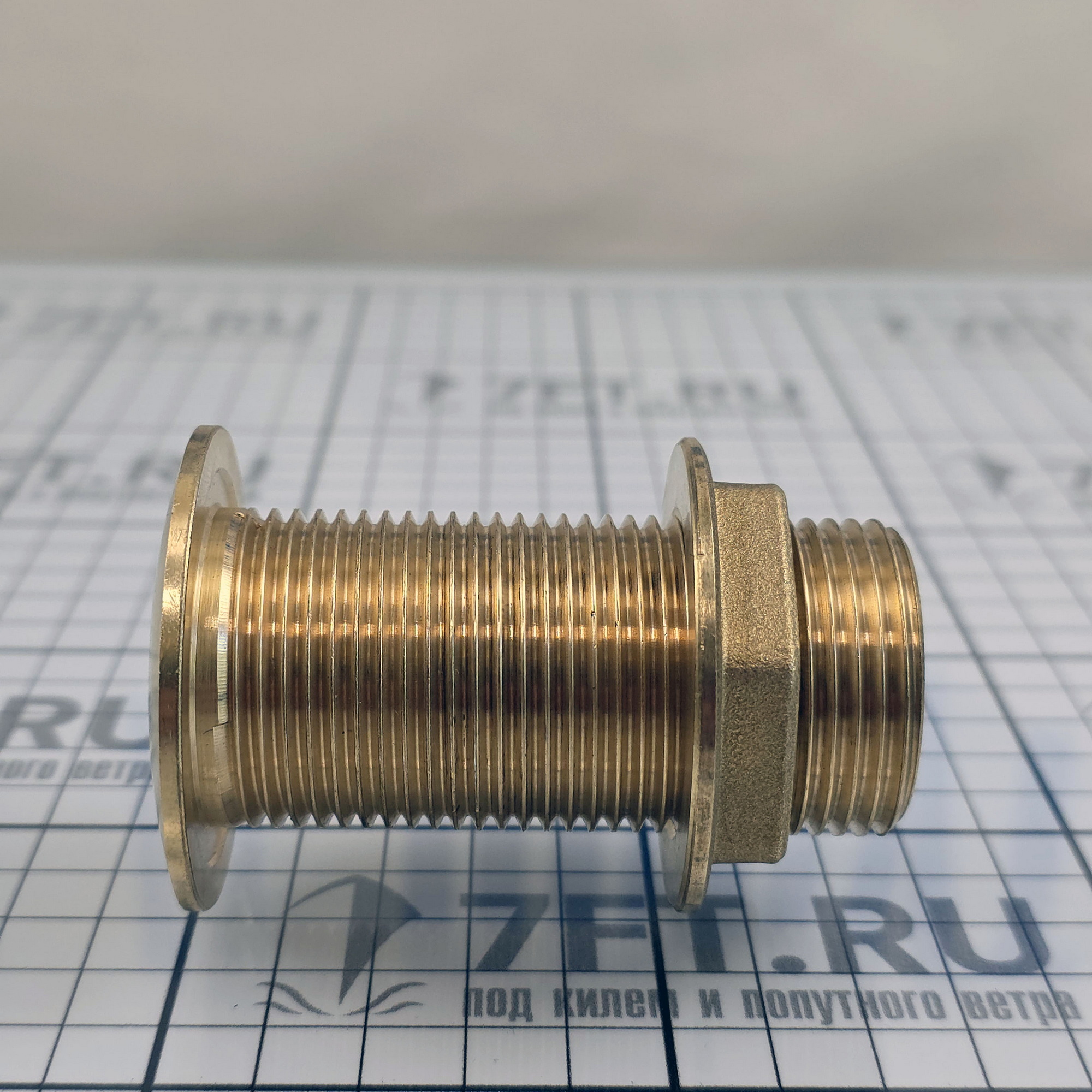 Купить Кингстон Guidi Marine 1255#100006 Ø25x75мм резьба 1” из латуни 7ft.ru в интернет магазине Семь Футов