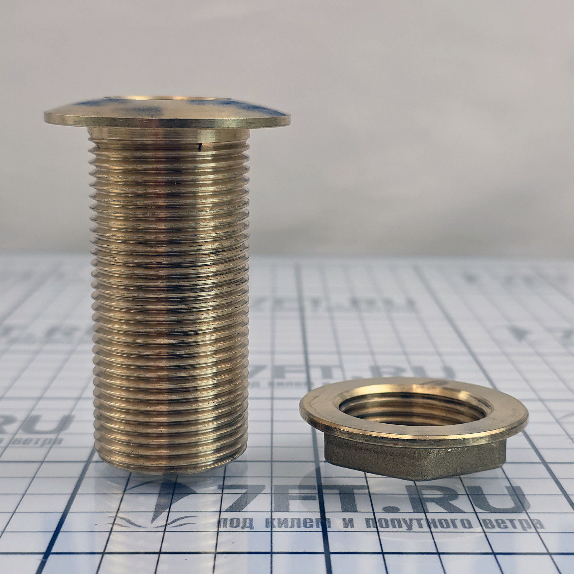 Купить Кингстон Guidi Marine 1255#100006 Ø25x75мм резьба 1” из латуни 7ft.ru в интернет магазине Семь Футов