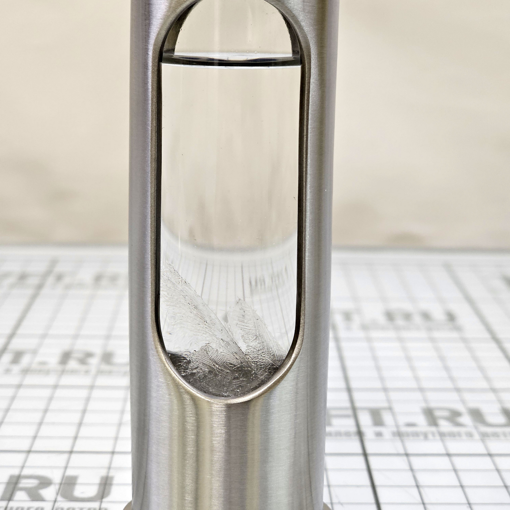 Купить Барометр Delite Stig Larsen Stormglass 550405 145 мм из матовой нержавеющей стали 7ft.ru в интернет магазине Семь Футов