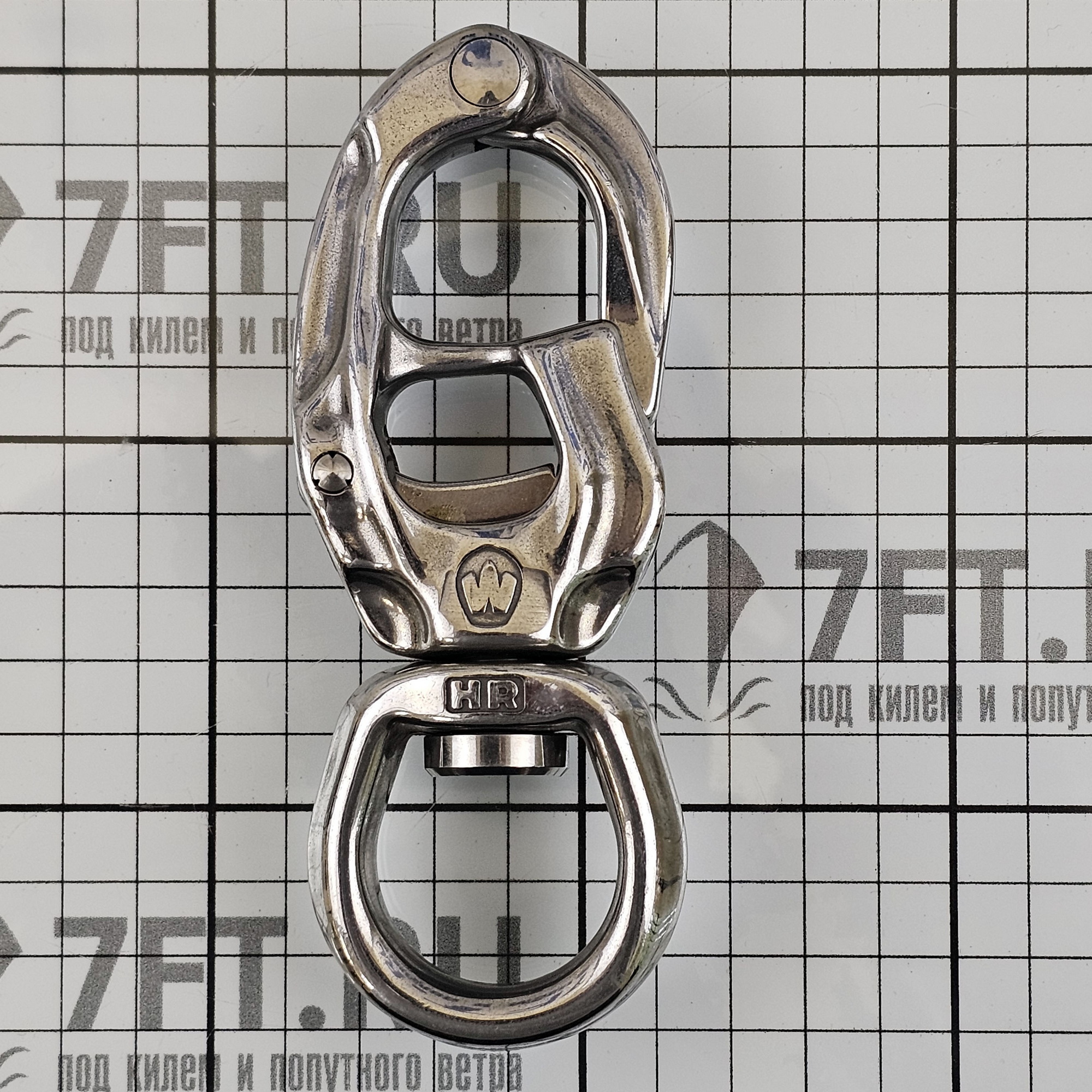 Купить Карабин шкотовый Wichard Speedlink 2656 134мм 4300/8700кг с универсальным ушком из кованой нержавеющей стали AISI630 7ft.ru в интернет магазине Семь Футов