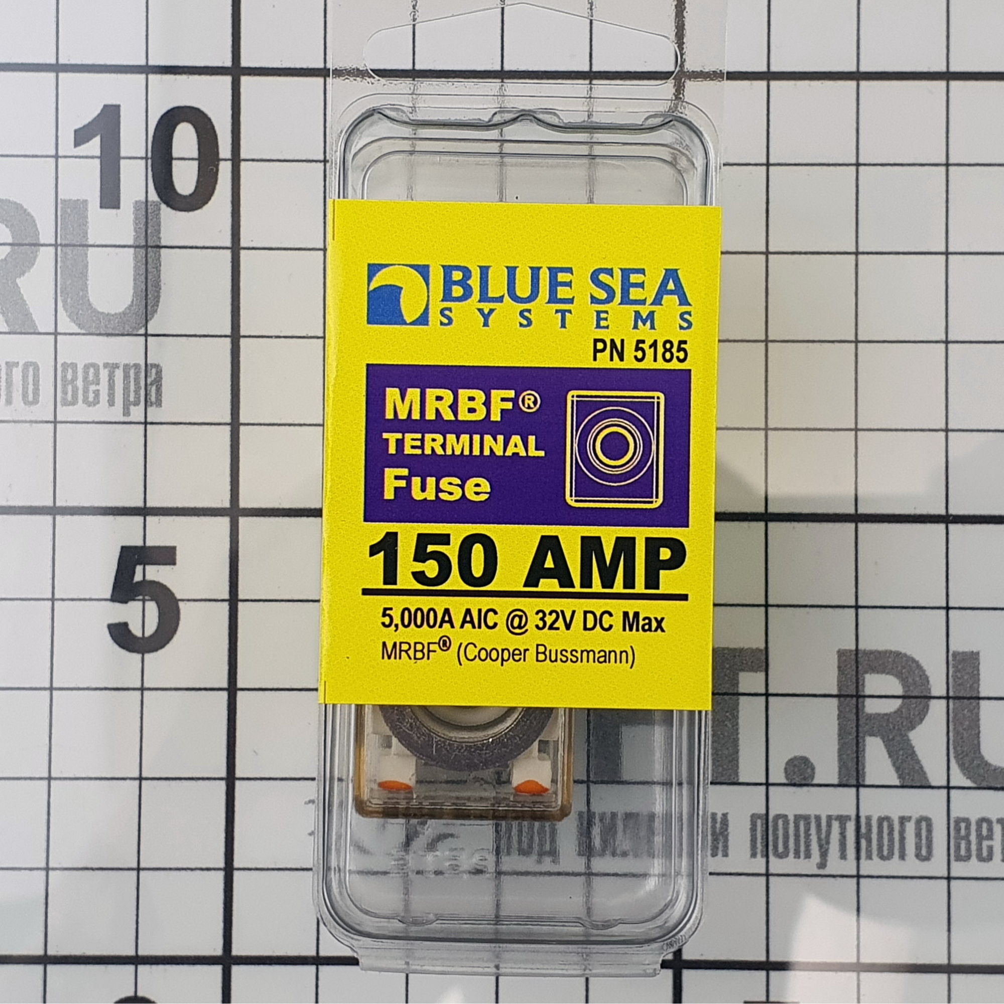 Купить Плавкий предохранитель Blue Sea MRBF 5185 58В 150A для судовых аккумуляторных батарей 7ft.ru в интернет магазине Семь Футов
