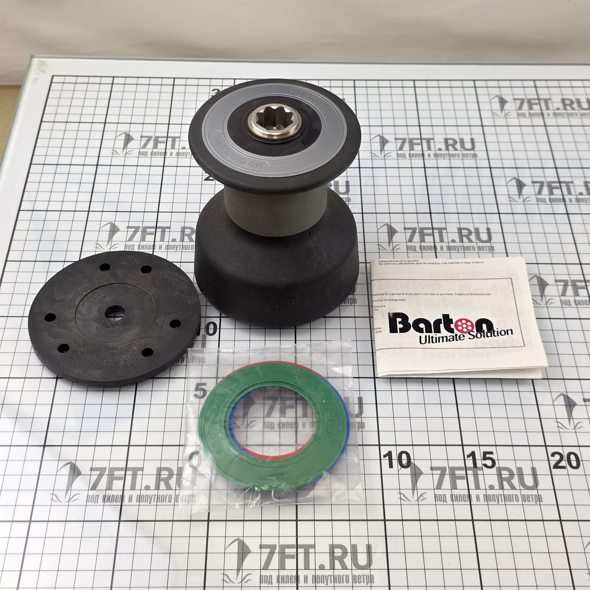 Купить Лебедка шкотовая/яхтенная композитная двухскоростная Barton Marine 21201 8:1/16:1 7ft.ru в интернет магазине Семь Футов