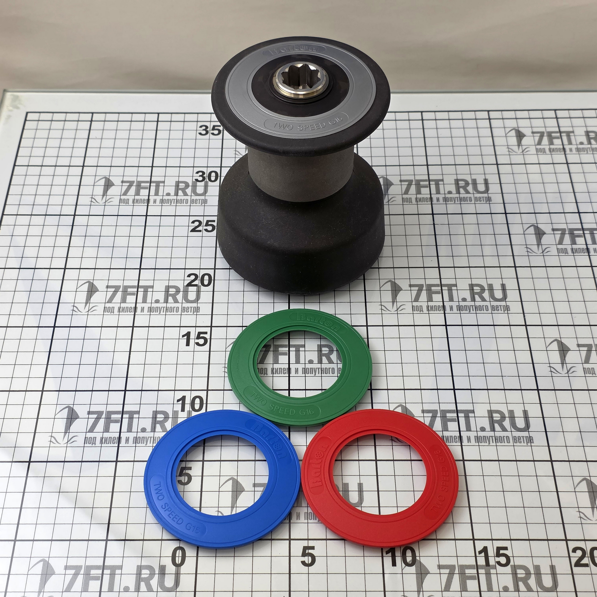 Купить Лебедка шкотовая/яхтенная композитная двухскоростная Barton Marine 21201 8:1/16:1 7ft.ru в интернет магазине Семь Футов