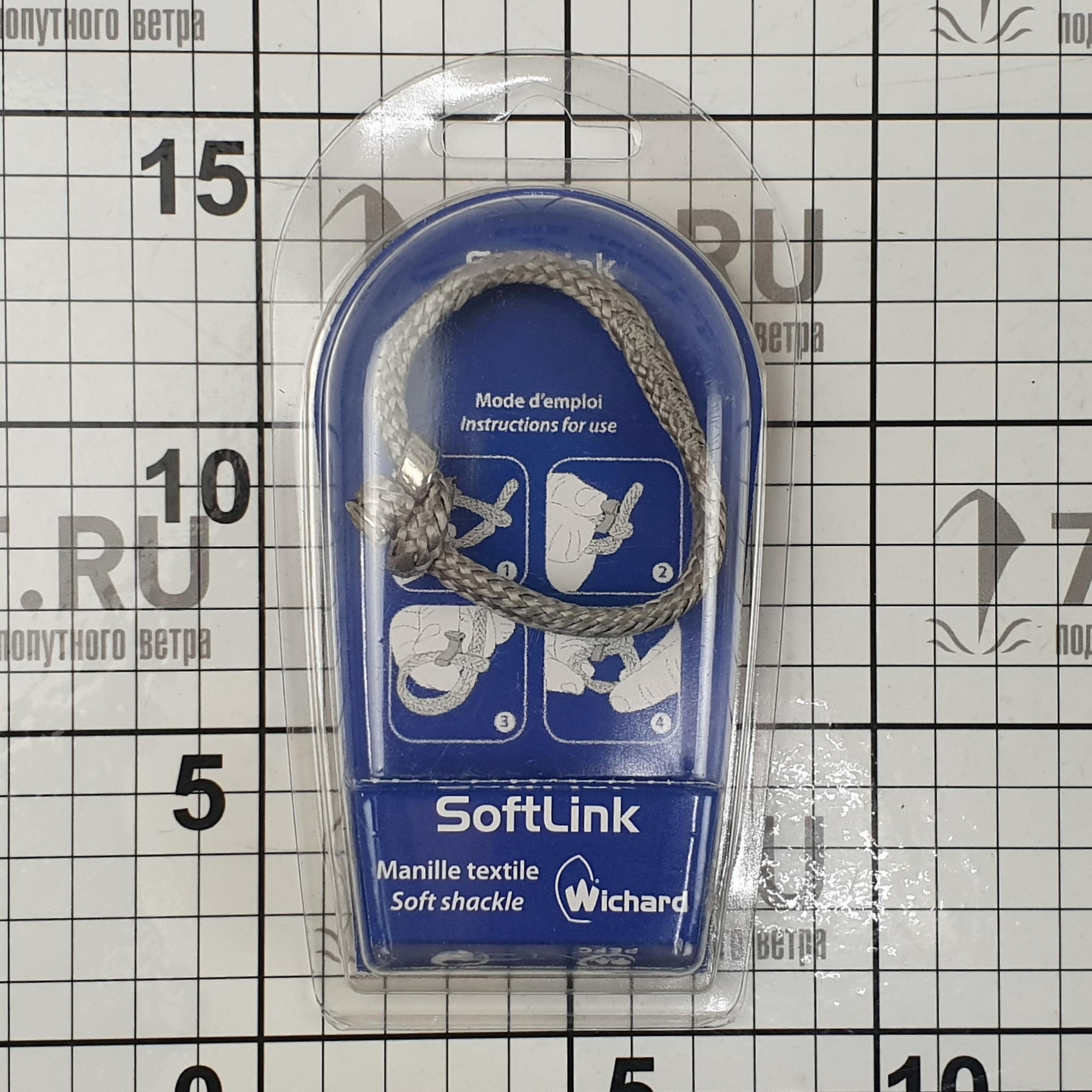 Купить Скоба мягкая такелажная Wichard SoftLink 3.0 21223 3 мм 1500 - 2000 кг 7ft.ru в интернет магазине Семь Футов