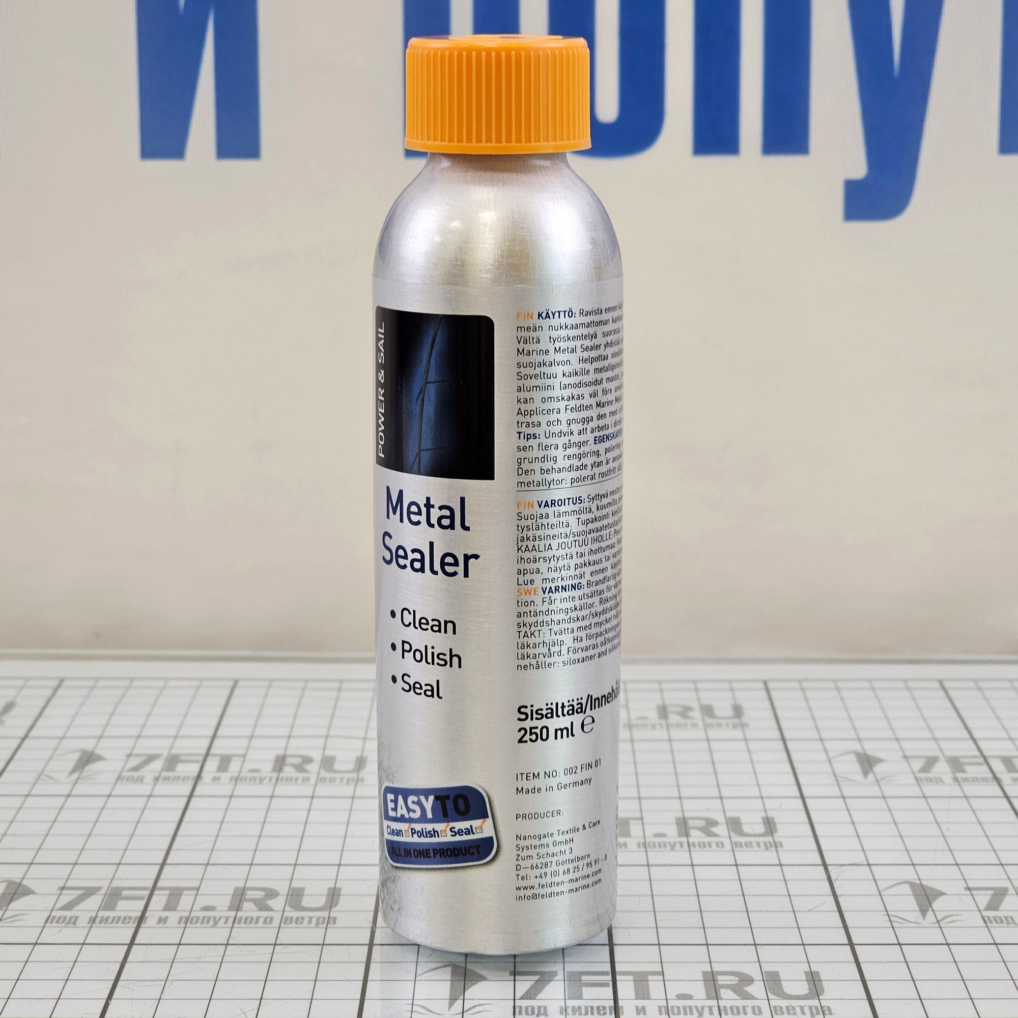 Купить Герметик Feldten Marine Nano Extract Metal Sealer 250мл для всех металлических поверхностей 7ft.ru в интернет магазине Семь Футов